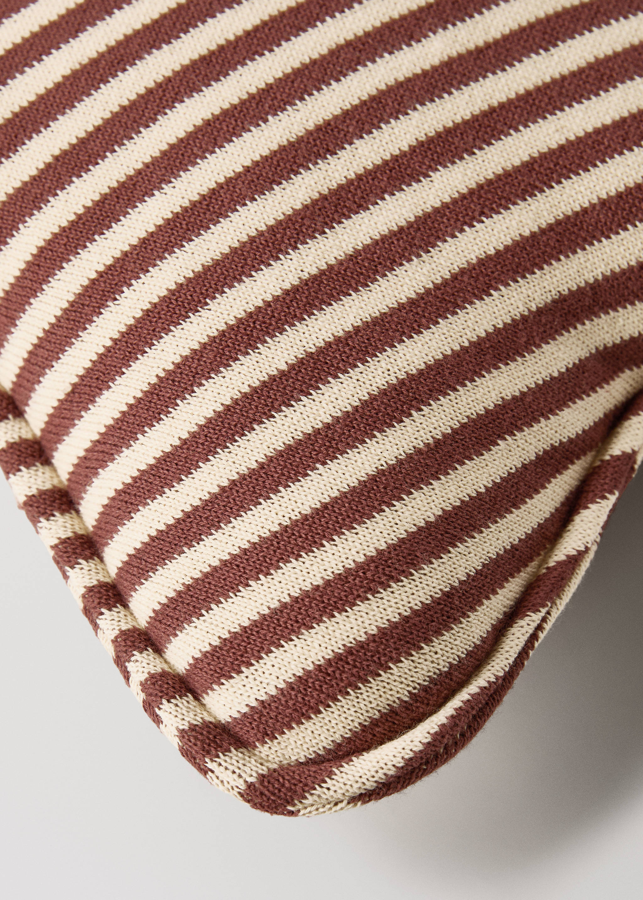 Children’s floral striped cushion cover 40x40 cm - Details of the article 1