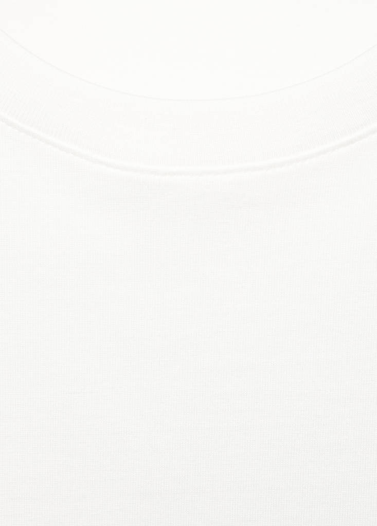 Printed cotton-blend t-shirt — Off White