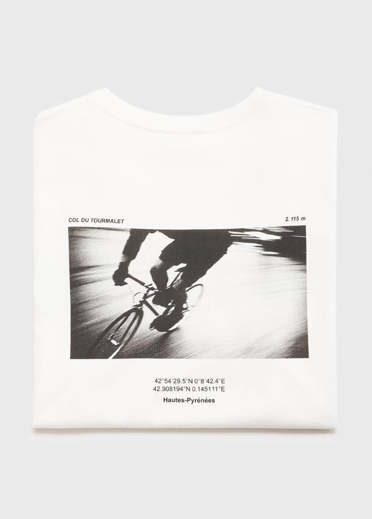 Printed cotton-blend t-shirt — Off White