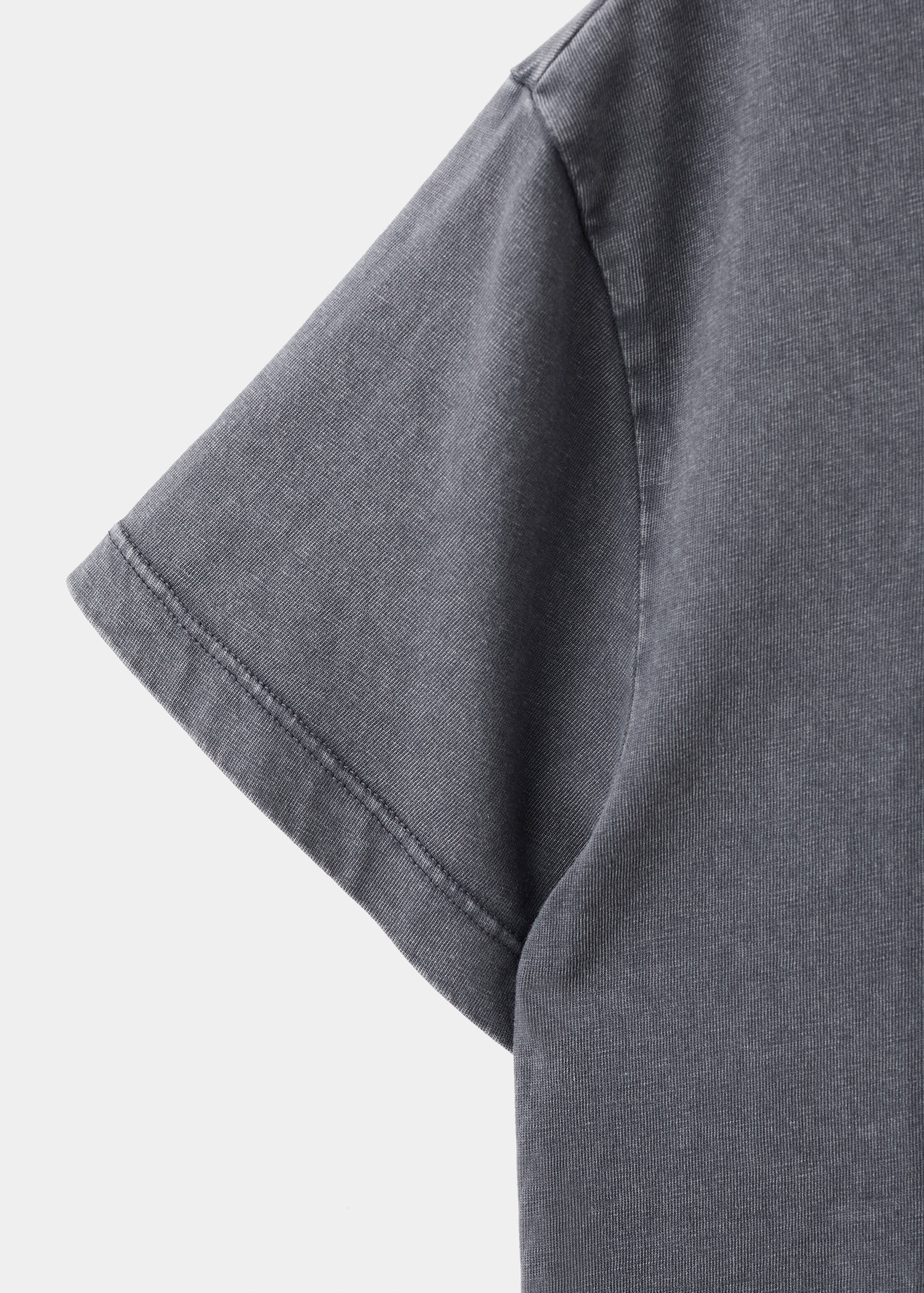 Taş detaylı yazılı tişört - Ürün detayı 0