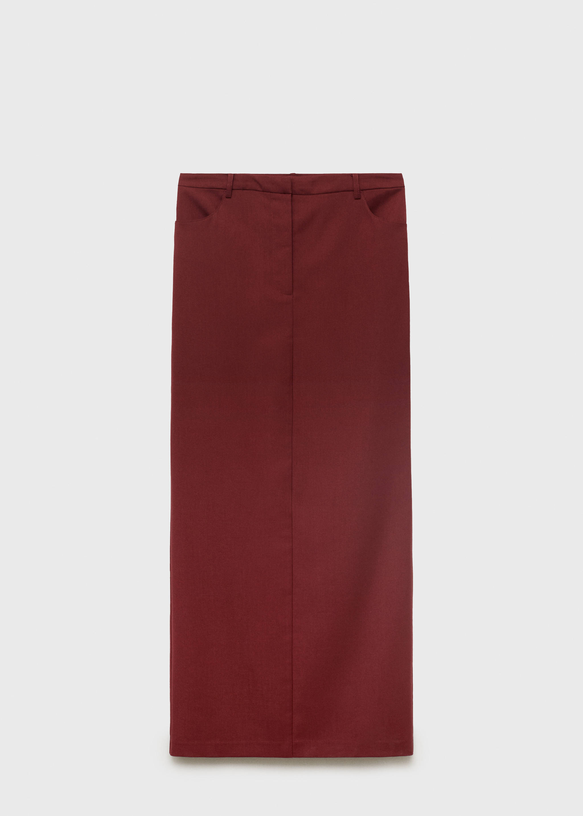 Long pencil skirt with opening - Article without model