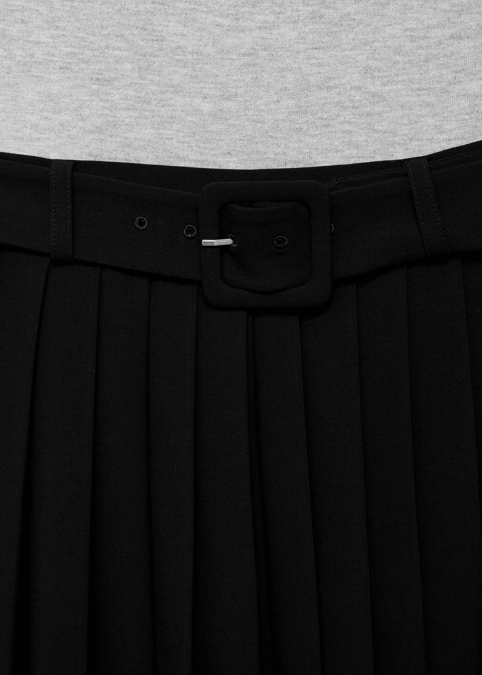 Contrasting belt dress - Details of the article 8