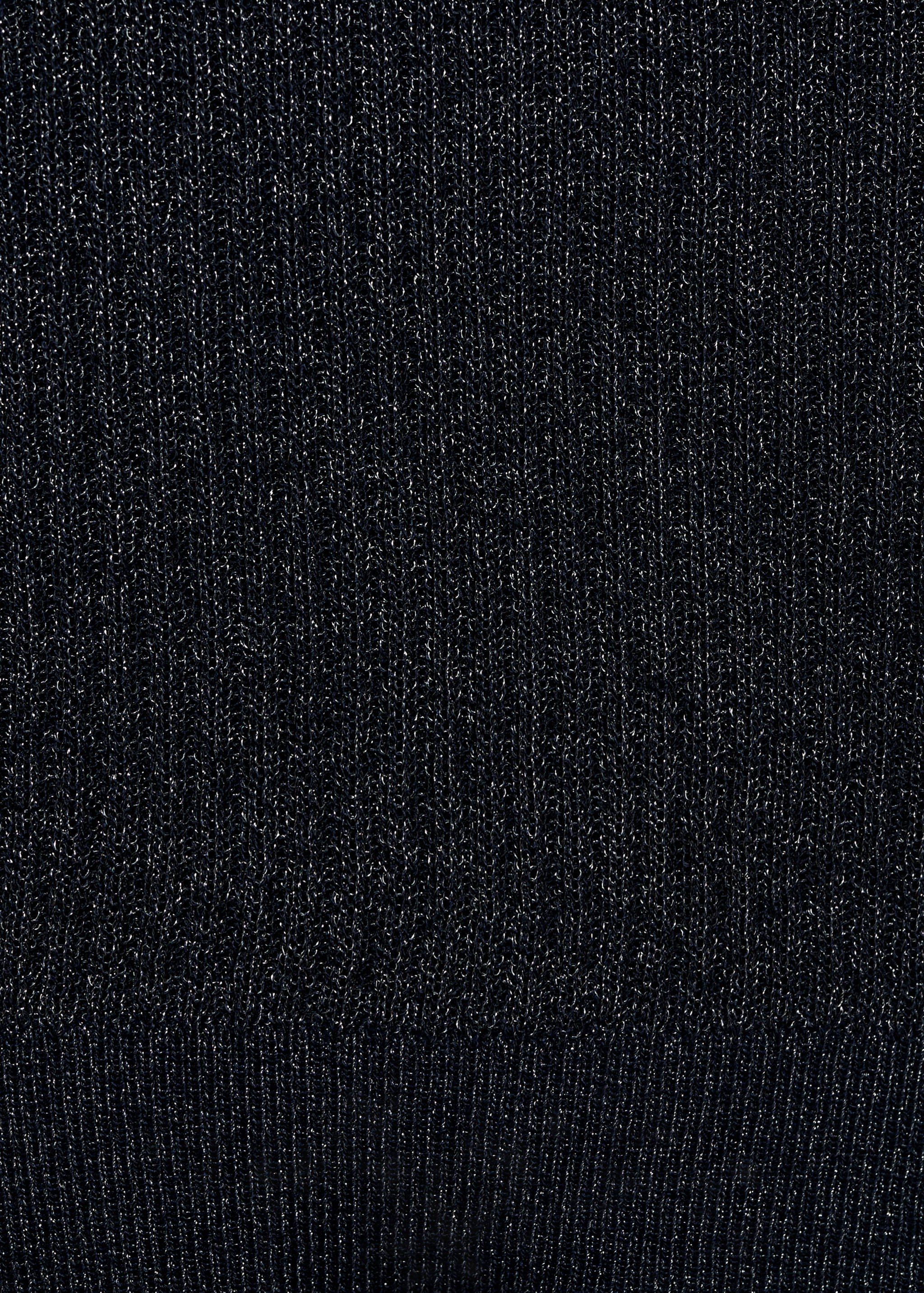 Lurex knitted V-neck sweater - Details of the article 0