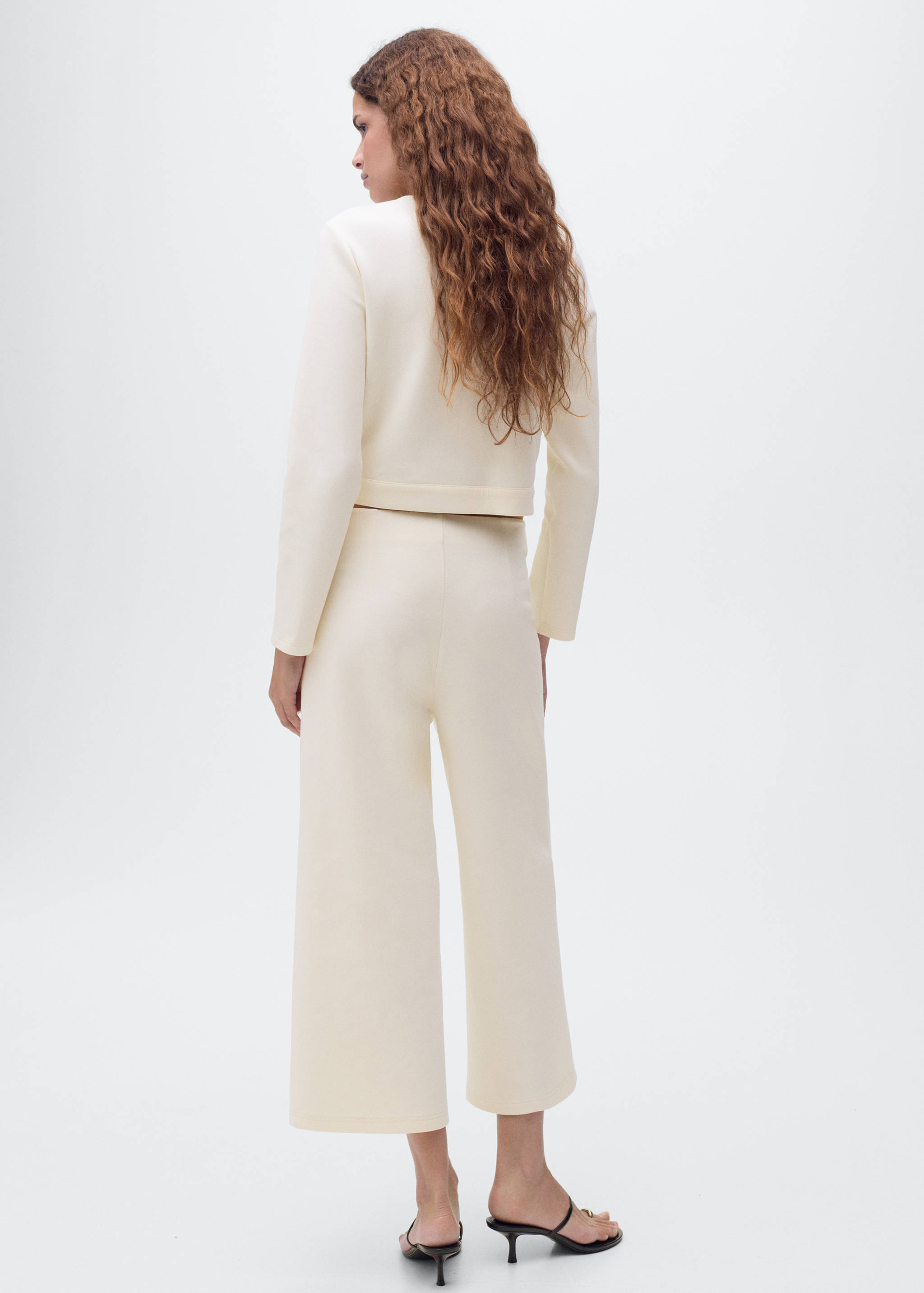 Cotton crop pants - Reverse of the article