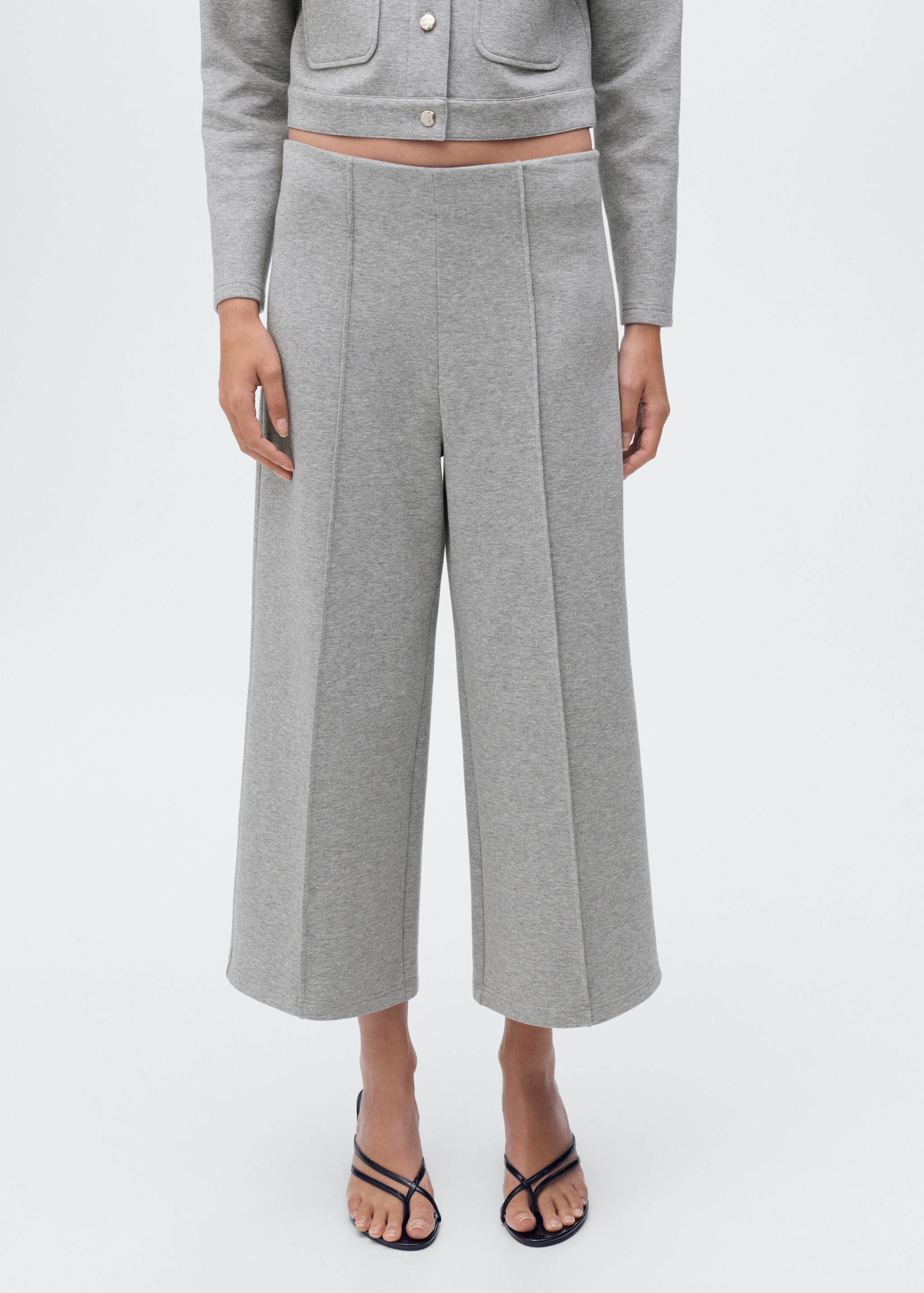 Cotton crop pants - Medium plane