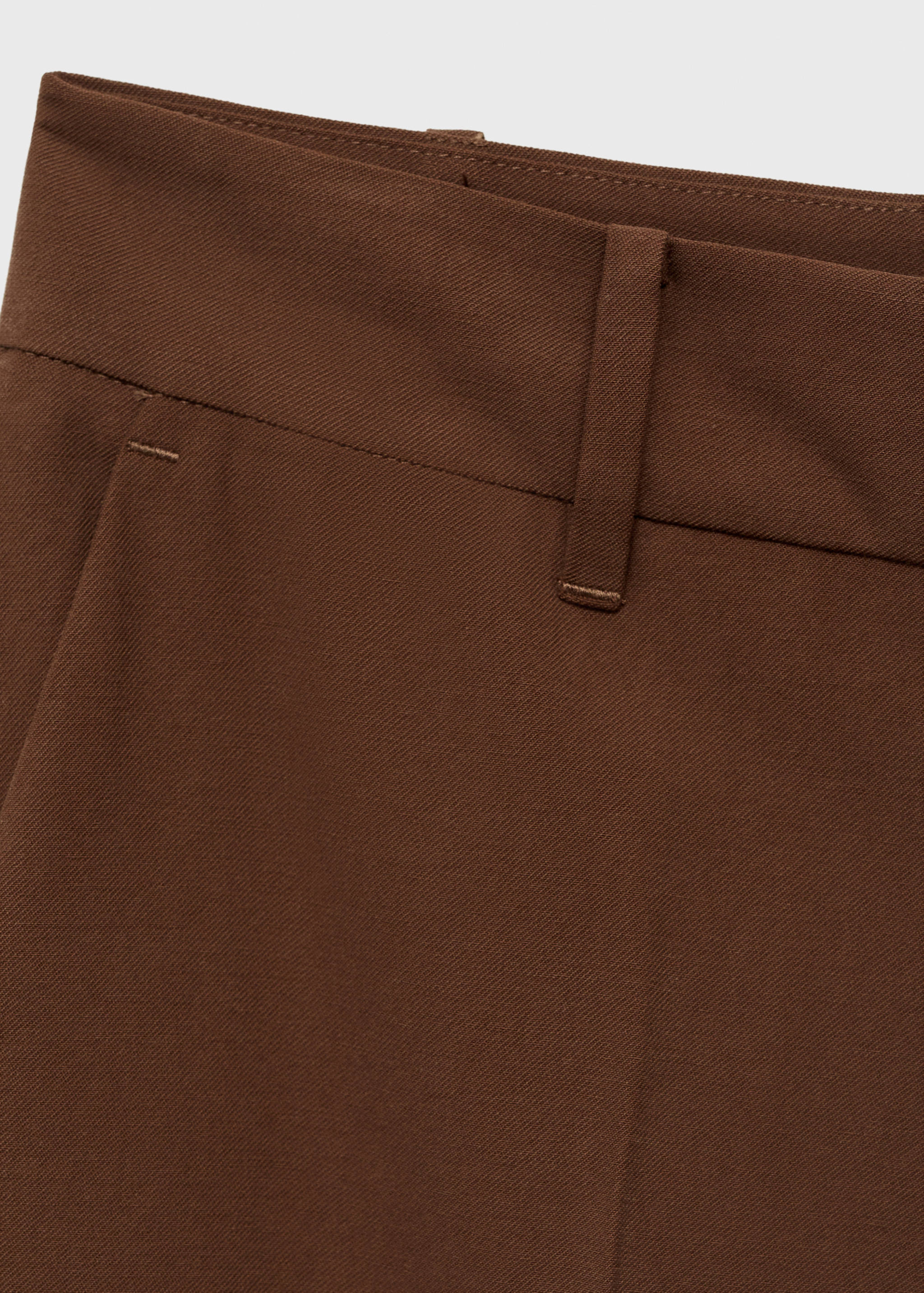 Straight mid-rise pants - Details of the article 8