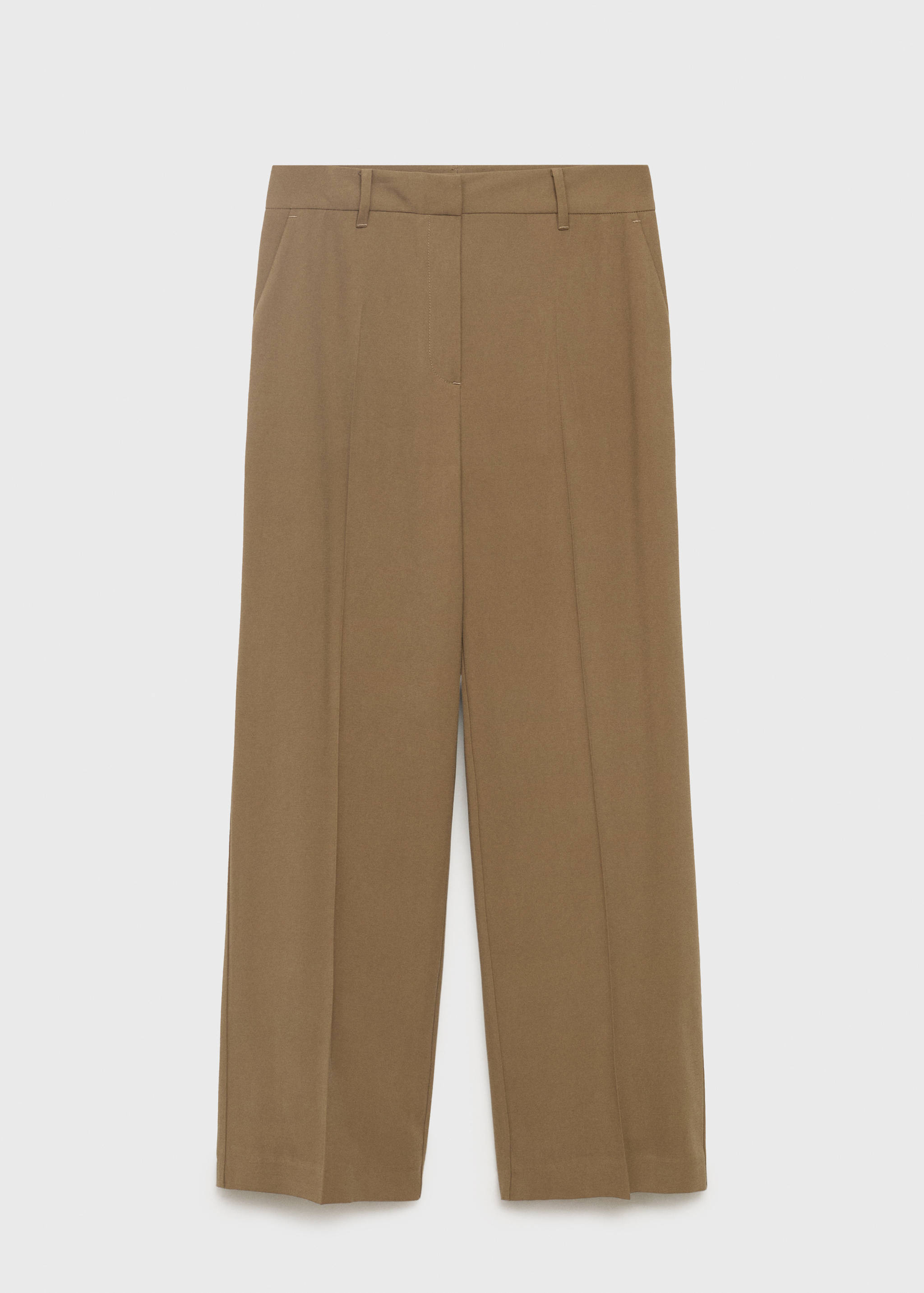 Straight mid-rise pants - Article without model