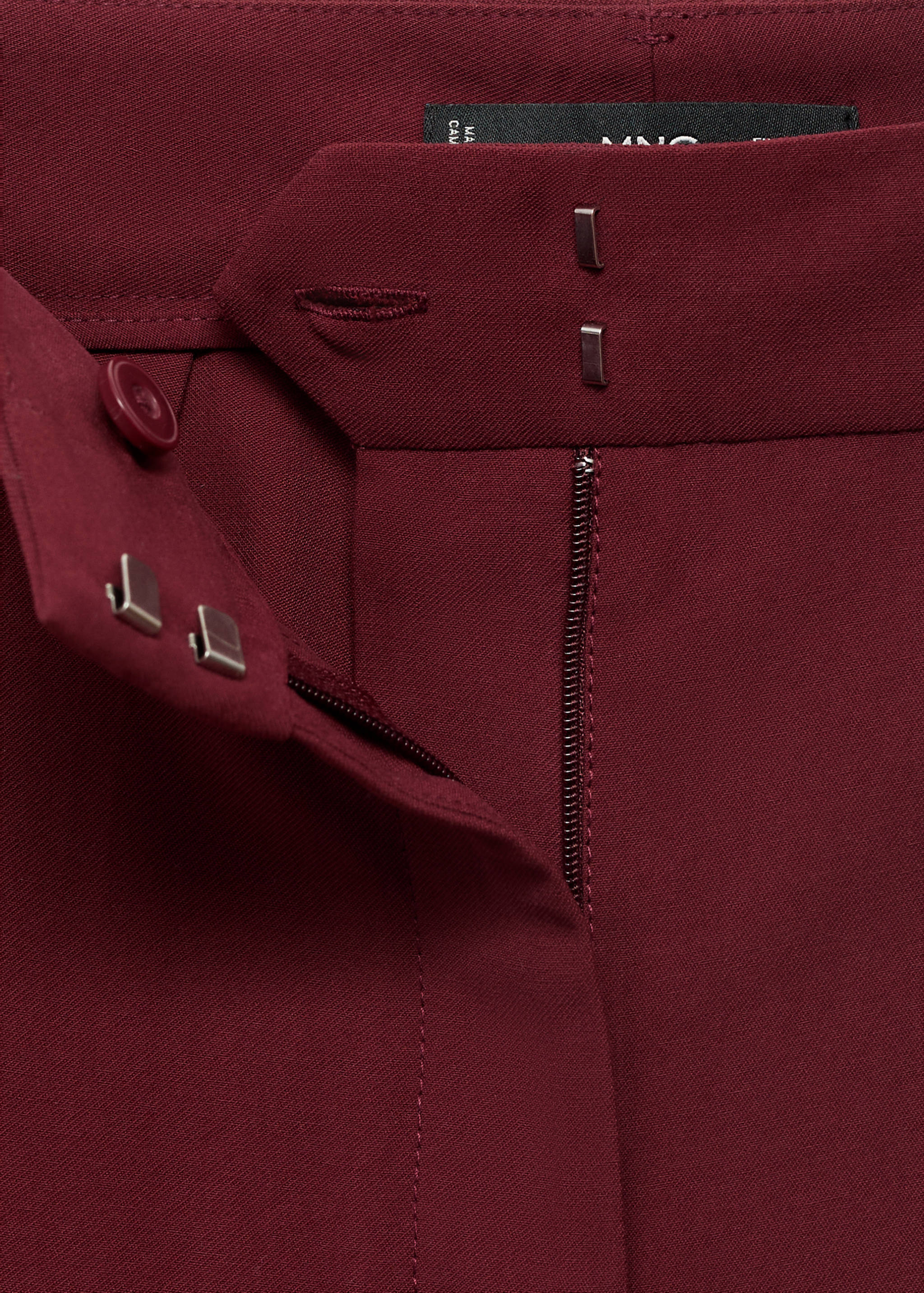 Straight mid-rise pants - Details of the article 8