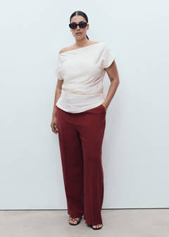 Straight mid-rise trousers — Maroon 5