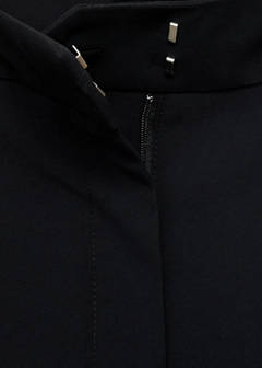 Straight mid-rise trousers — Black 11