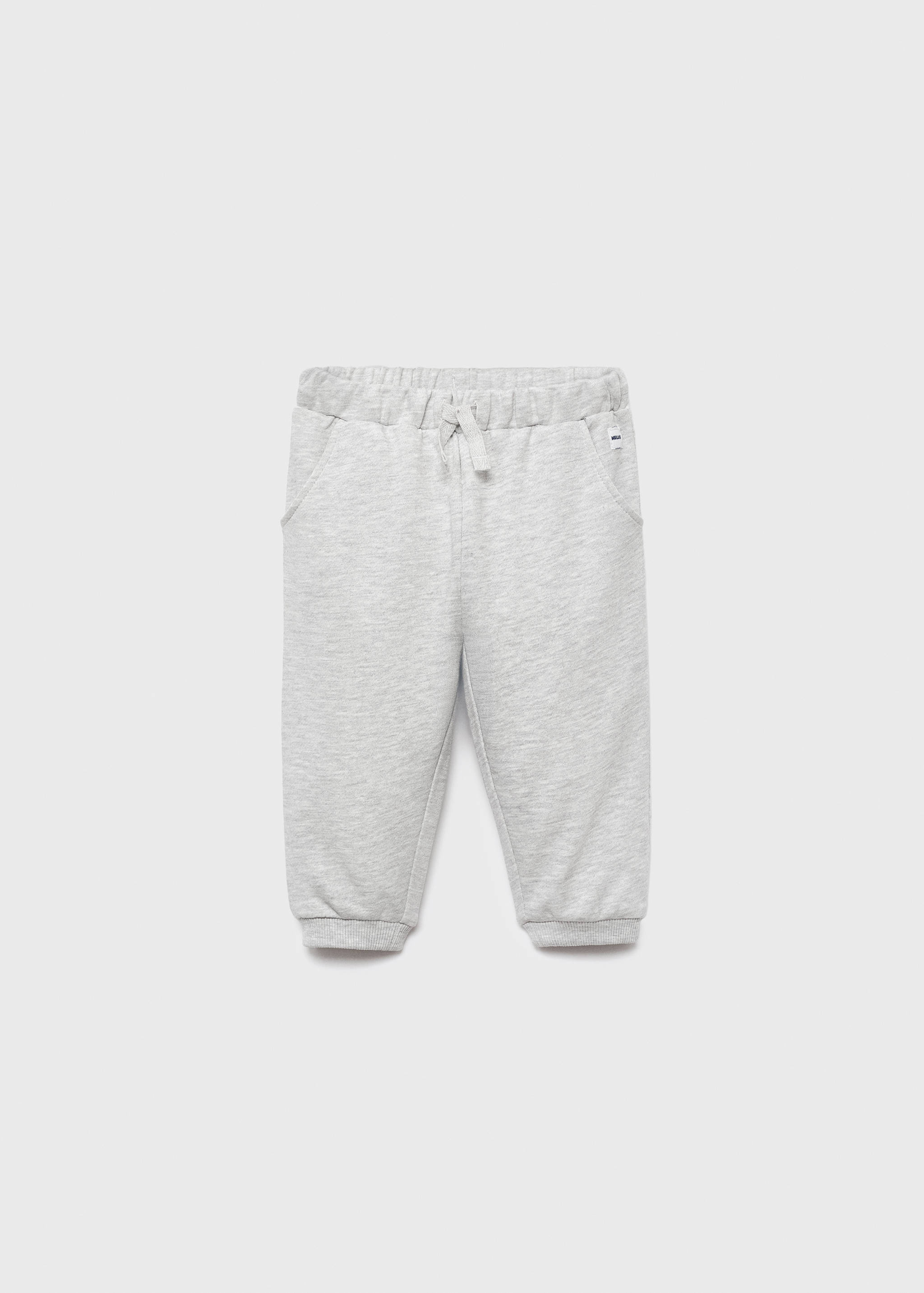 Cotton drawstring joggers - Article without model