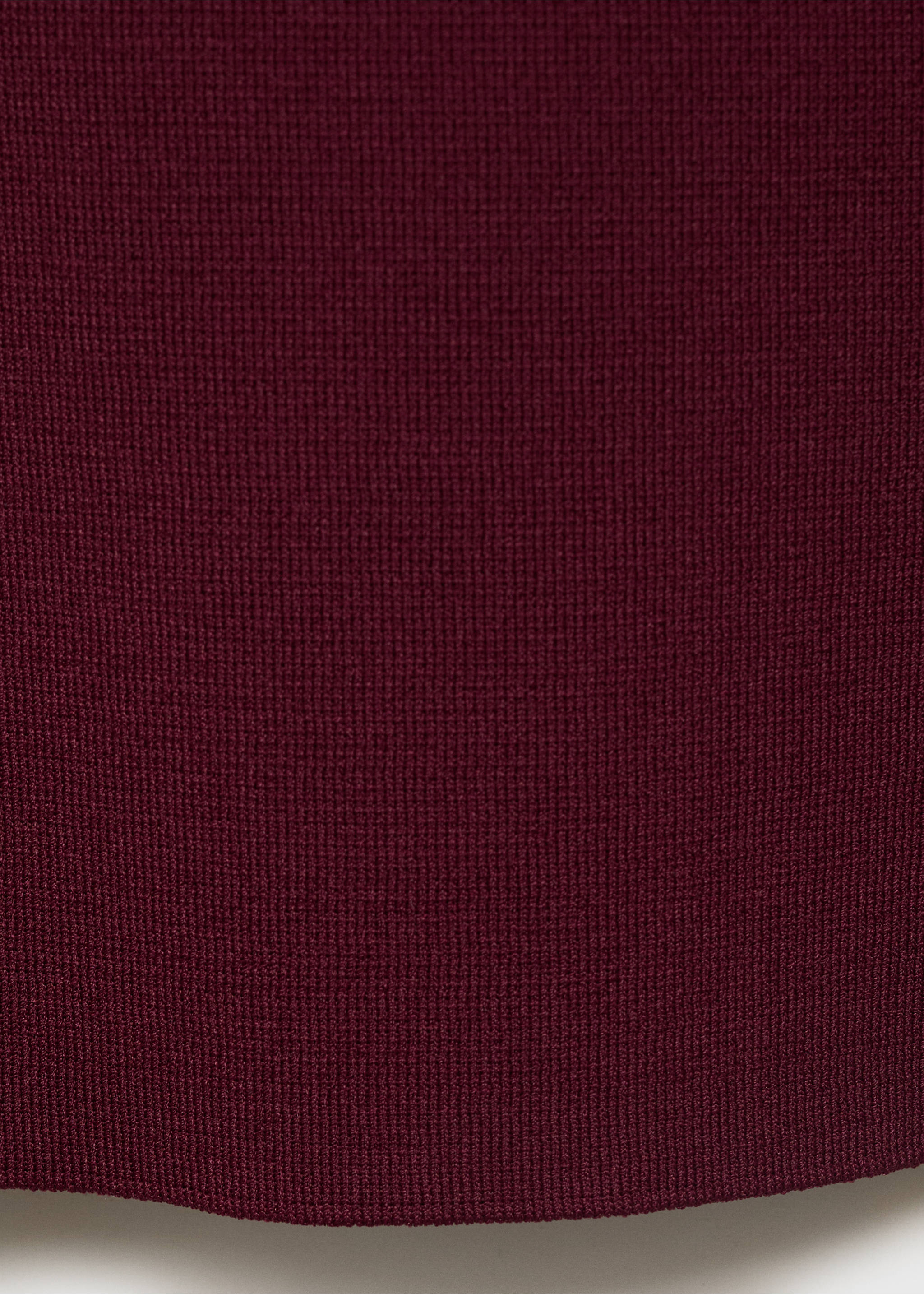 Жилет из тонкого трикотажа - Деталь изделия 0, Гранатовый. Ref: 17084083-00.
