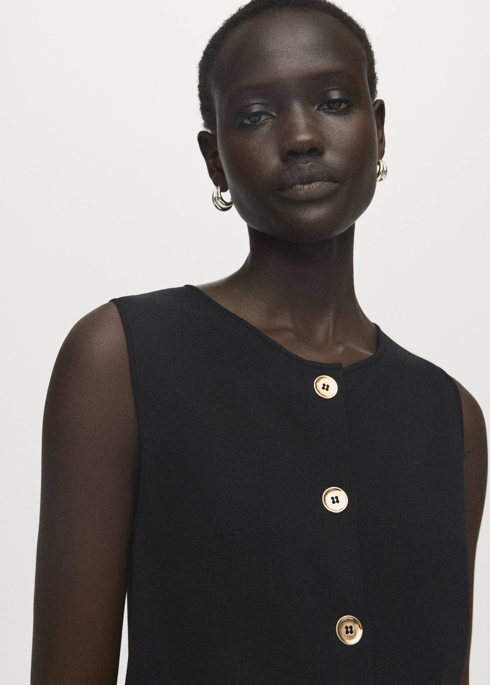 Fijngebreid gilet - Detail van het artikel 1