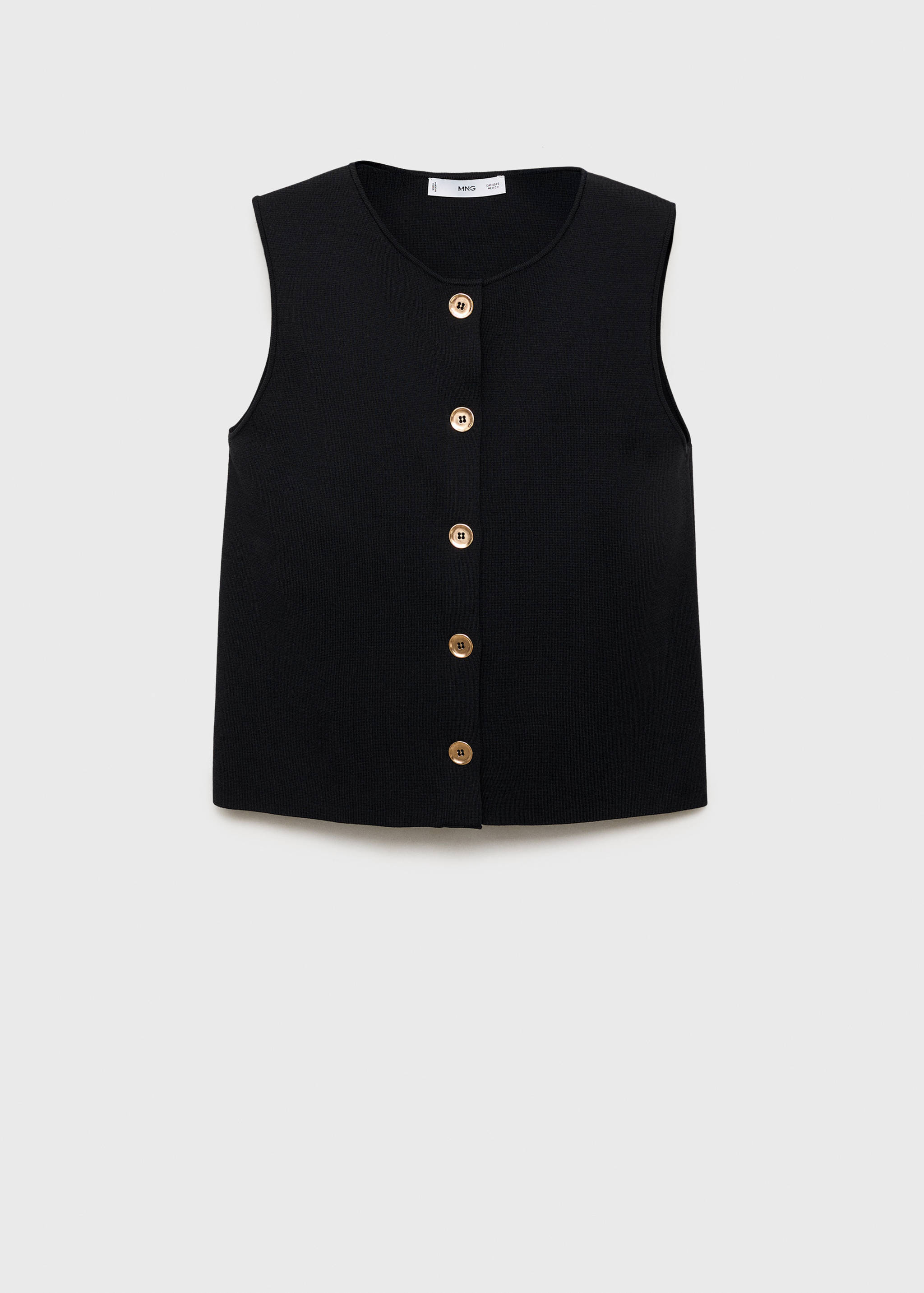Fine-knit vest - Article without model