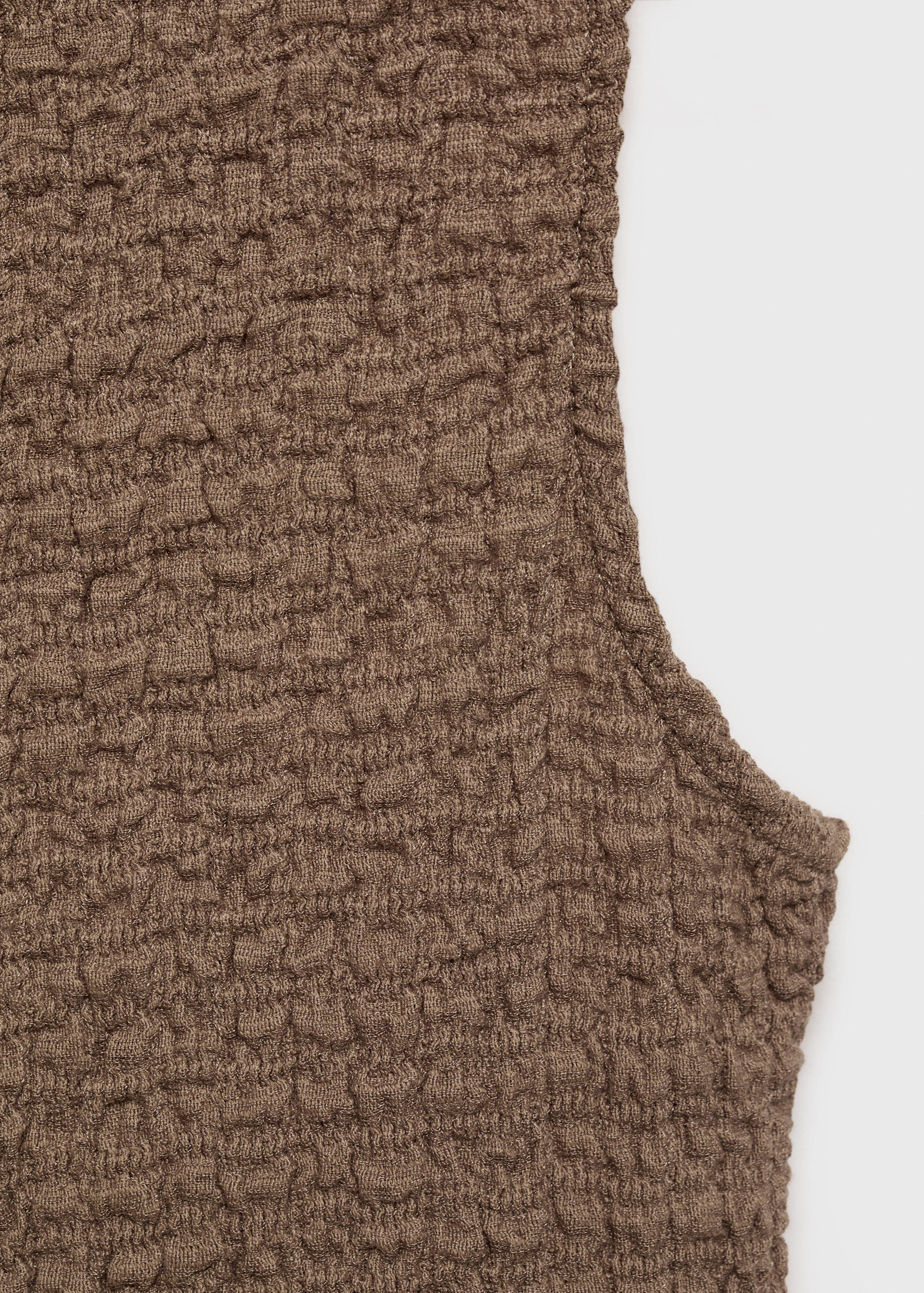 Fitted textured dress - Details of the article 8