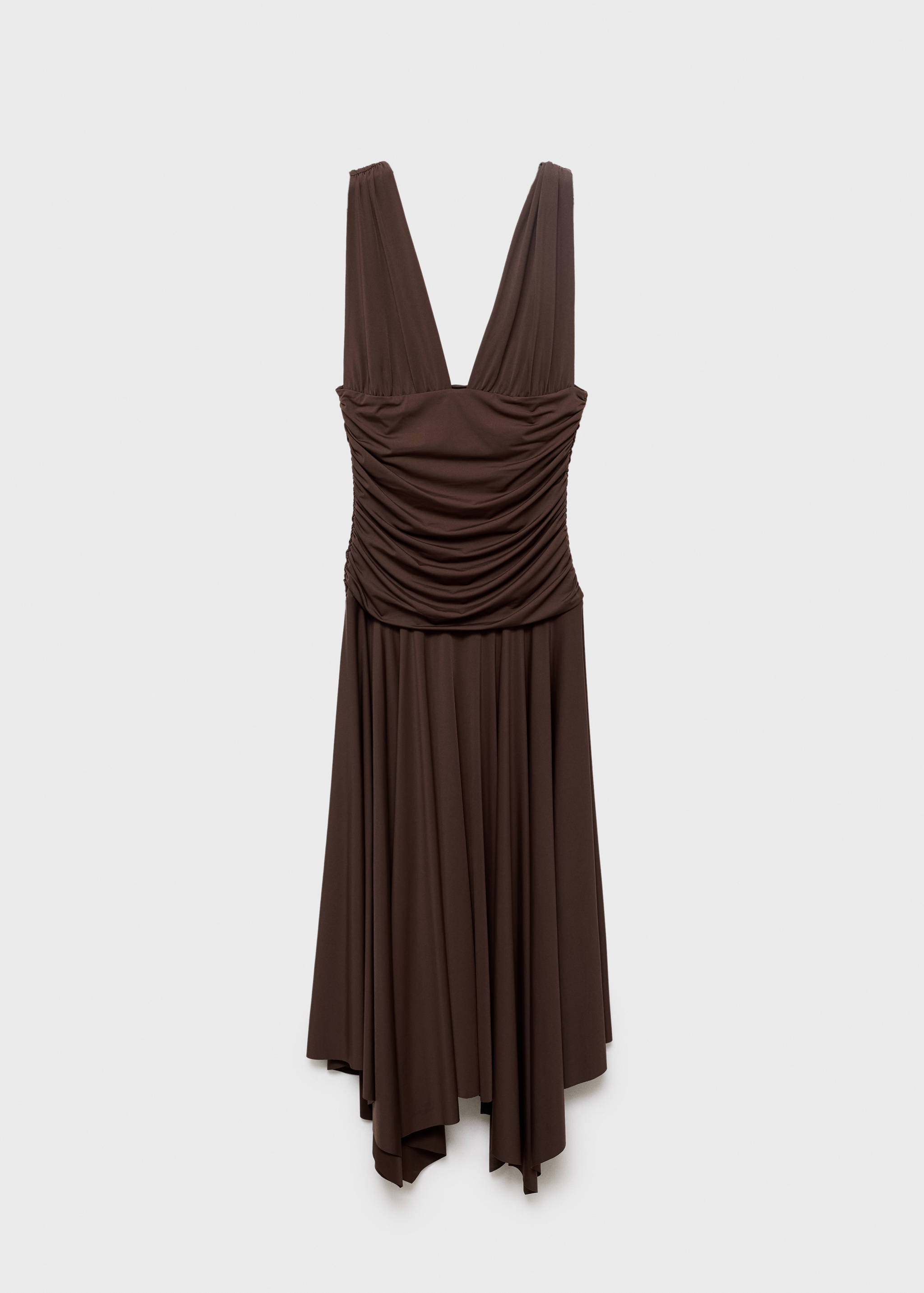 Long dress with contrasting design - Article without model