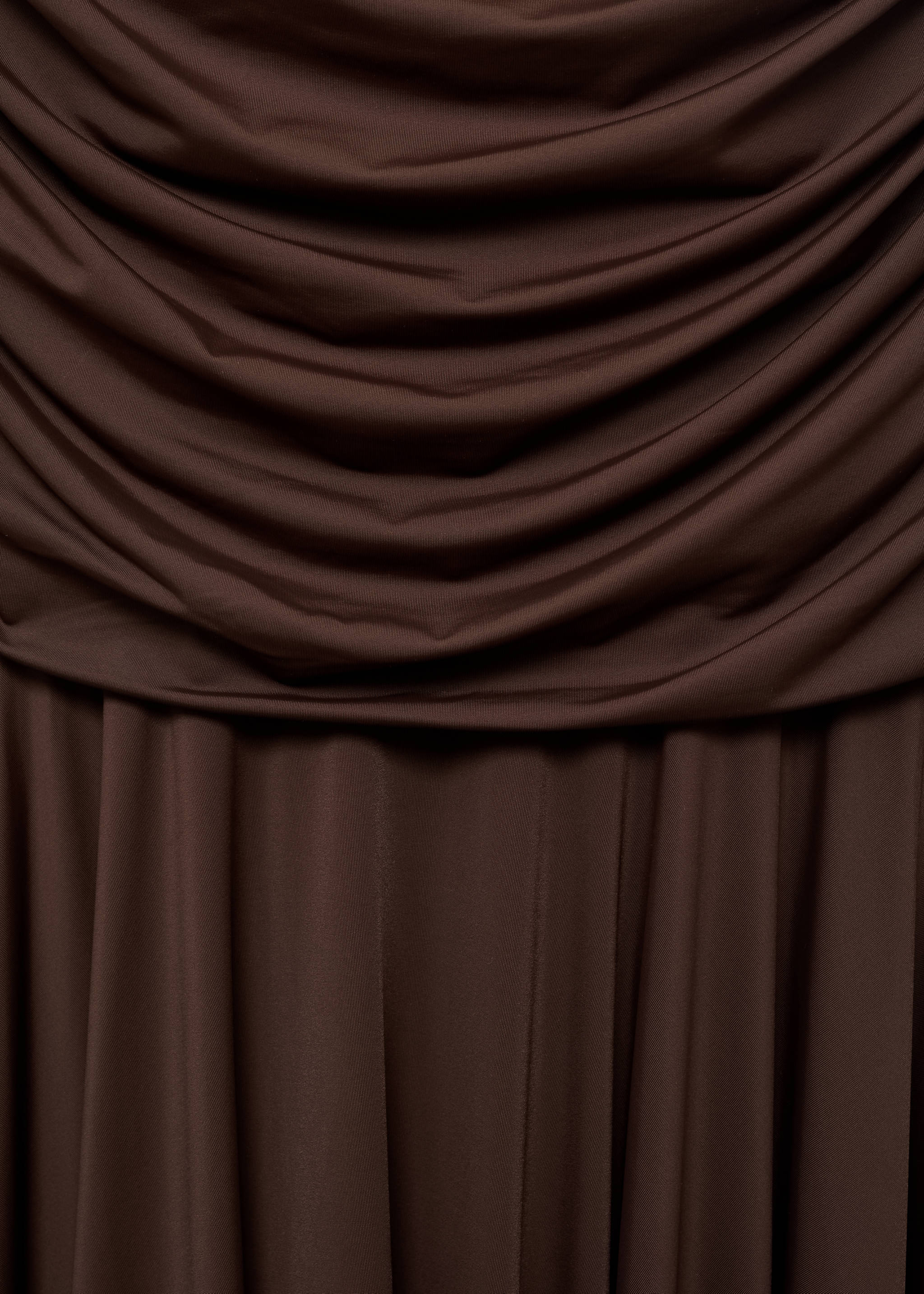 Long dress with contrasting design - Details of the article 0