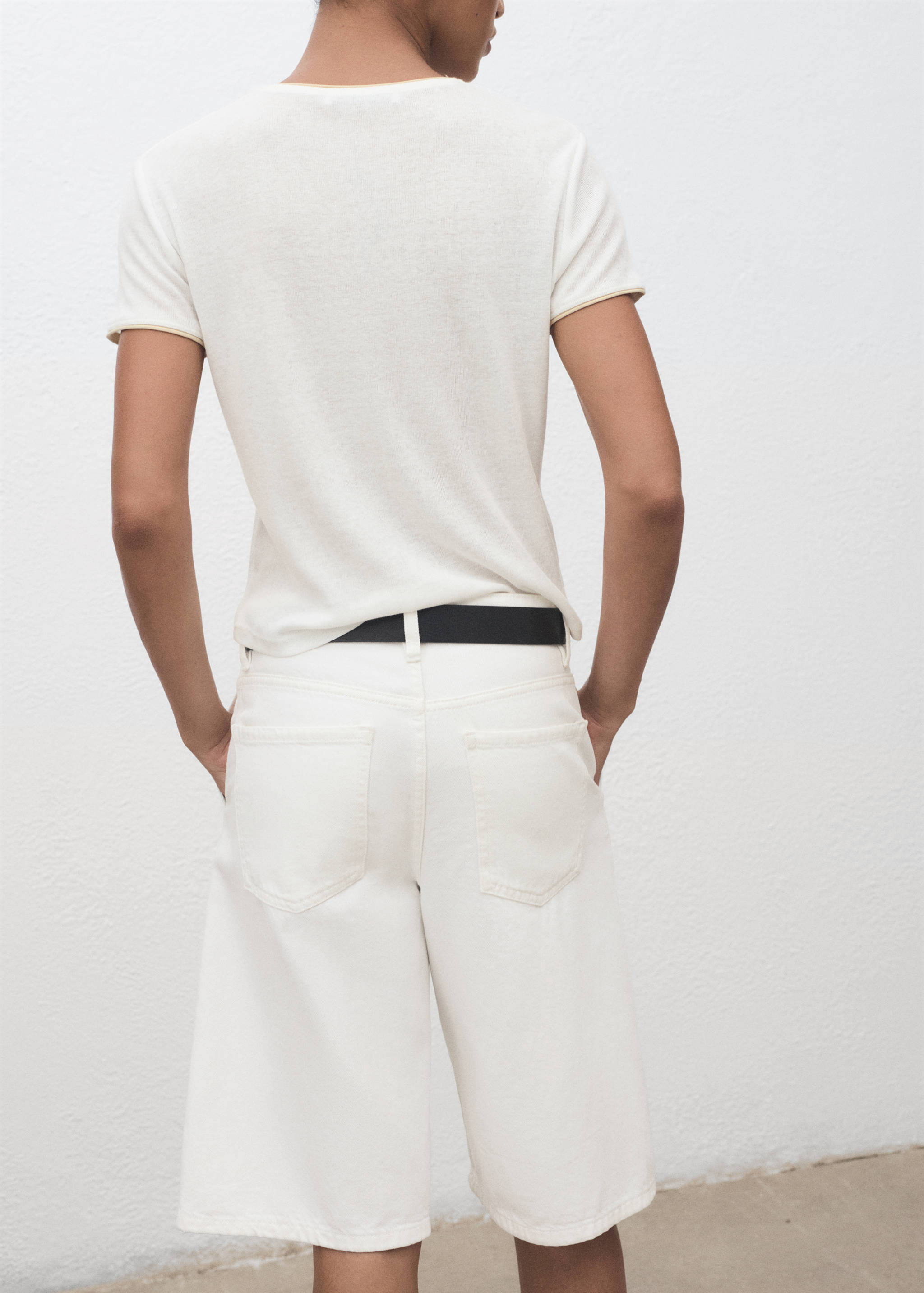 Combined cotton t-shirt - Reverse of the article