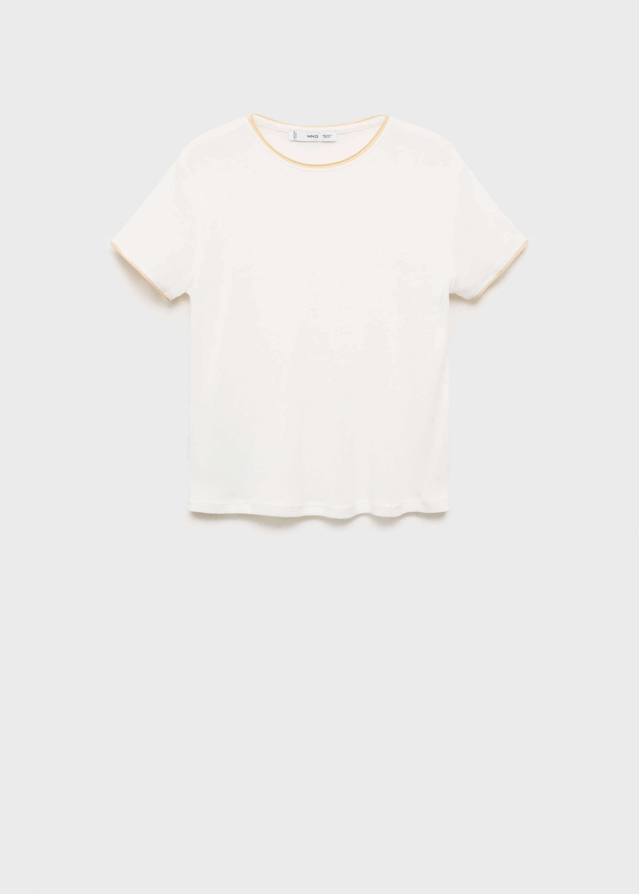 Combined cotton t-shirt - Article without model