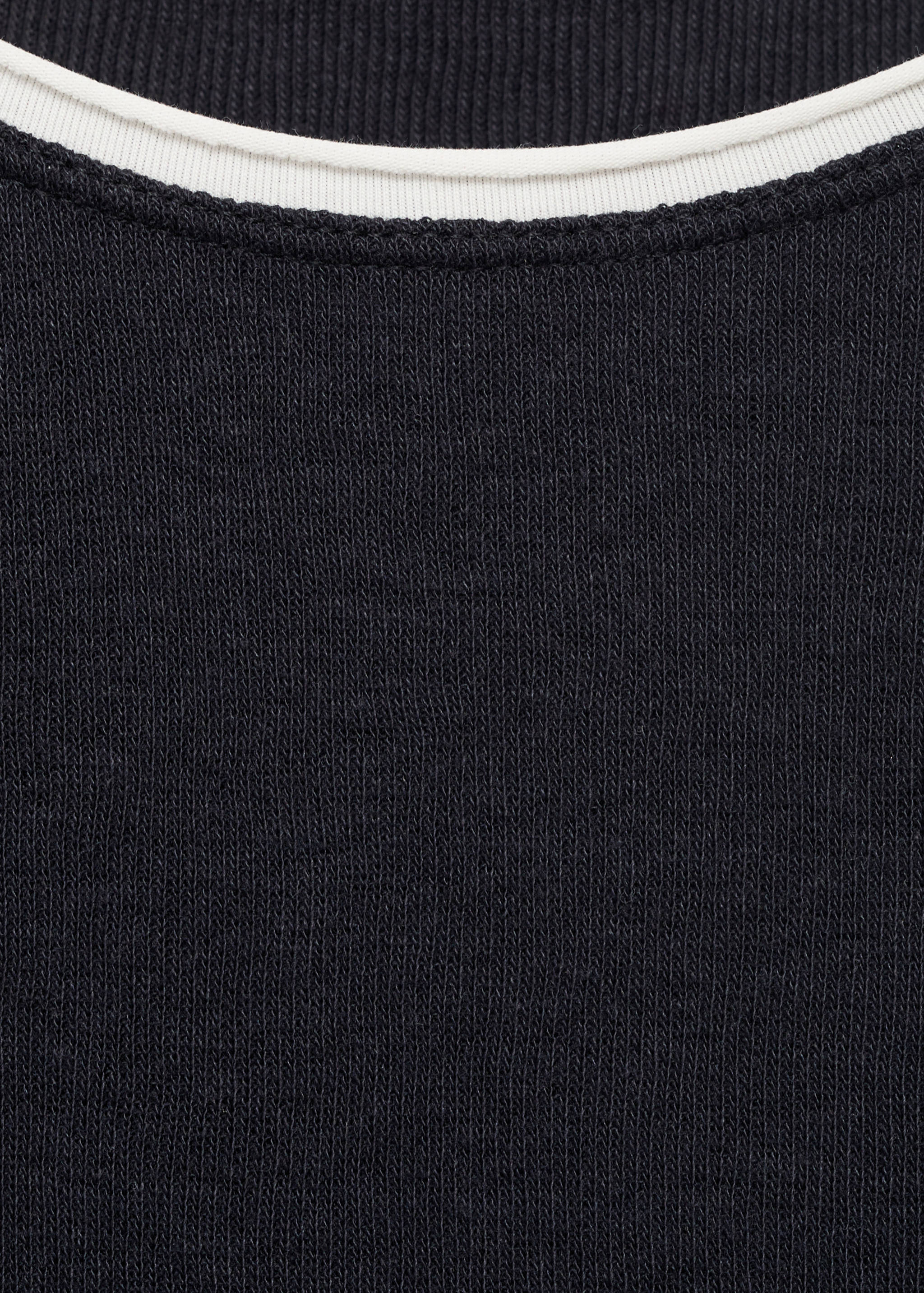 Combined cotton t-shirt - Details of the article 0