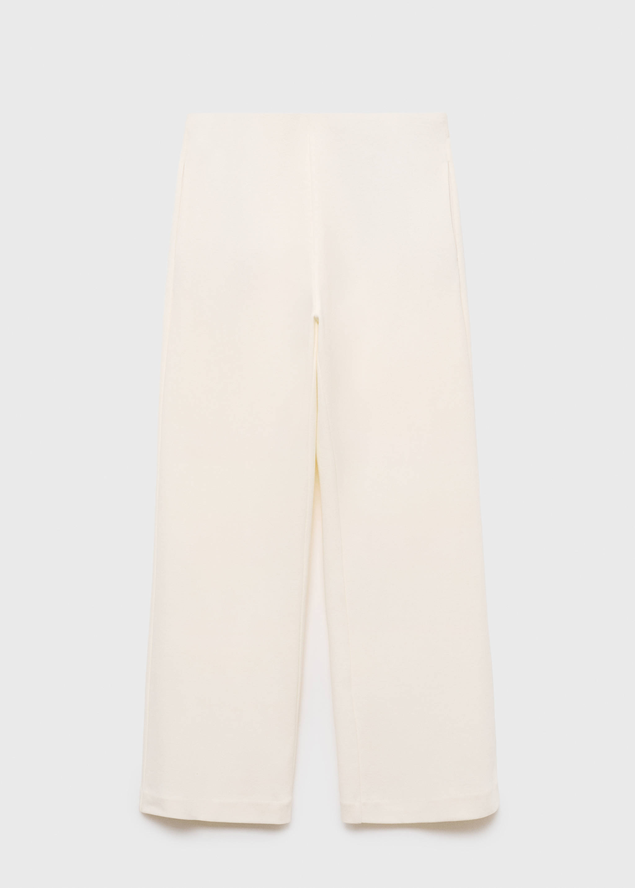 Straight-fit cotton pants - Article without model