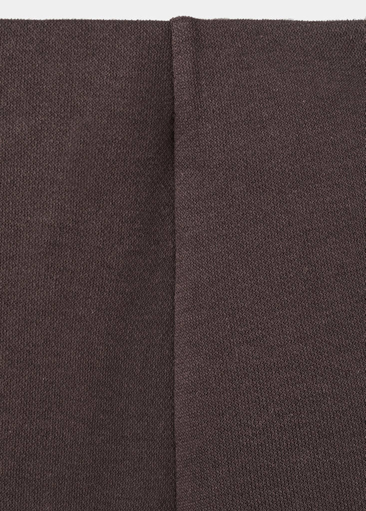 Straight-fit cotton trousers — Brown