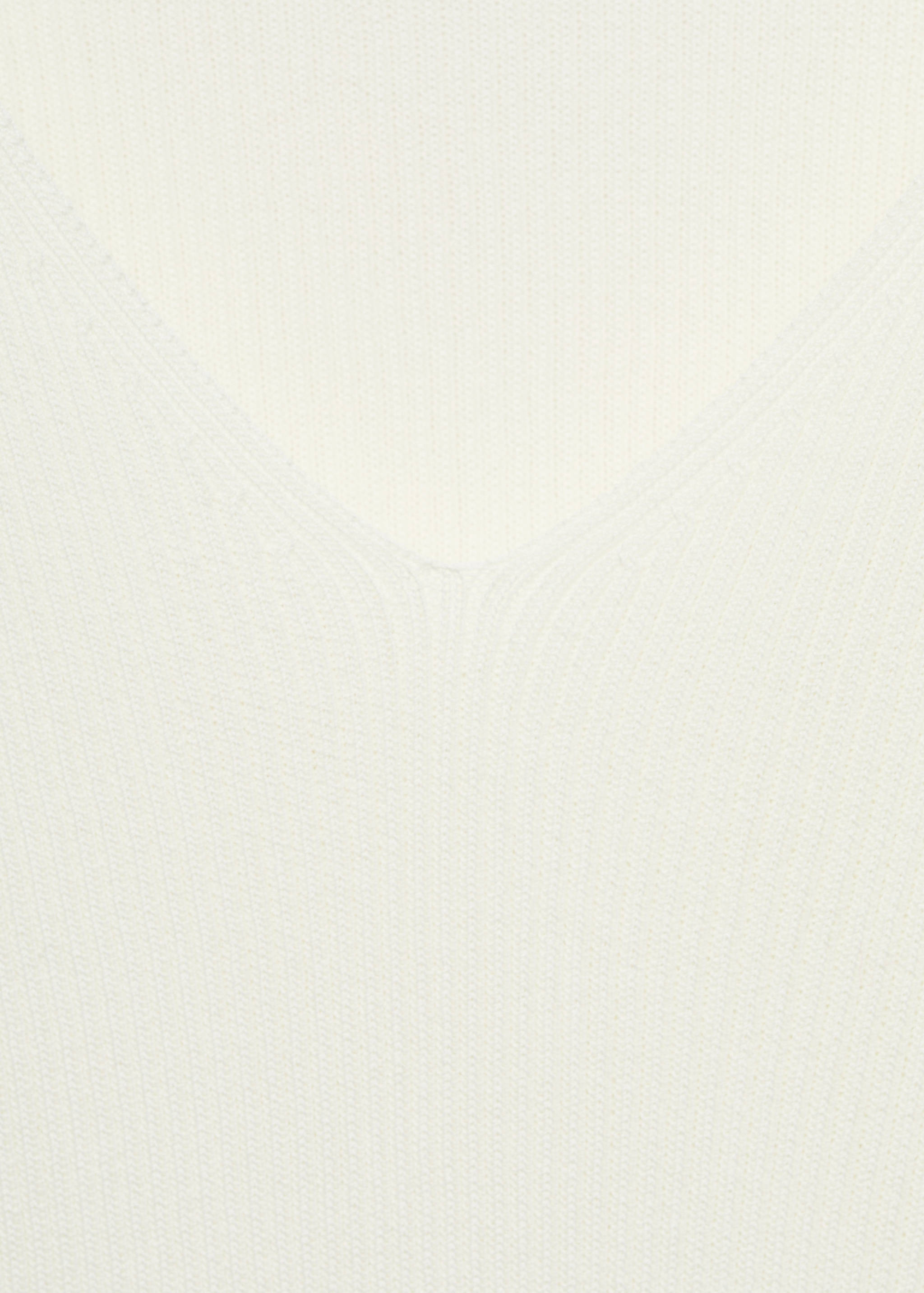 Pull-over côtelé col en V - Détail de l'article 8