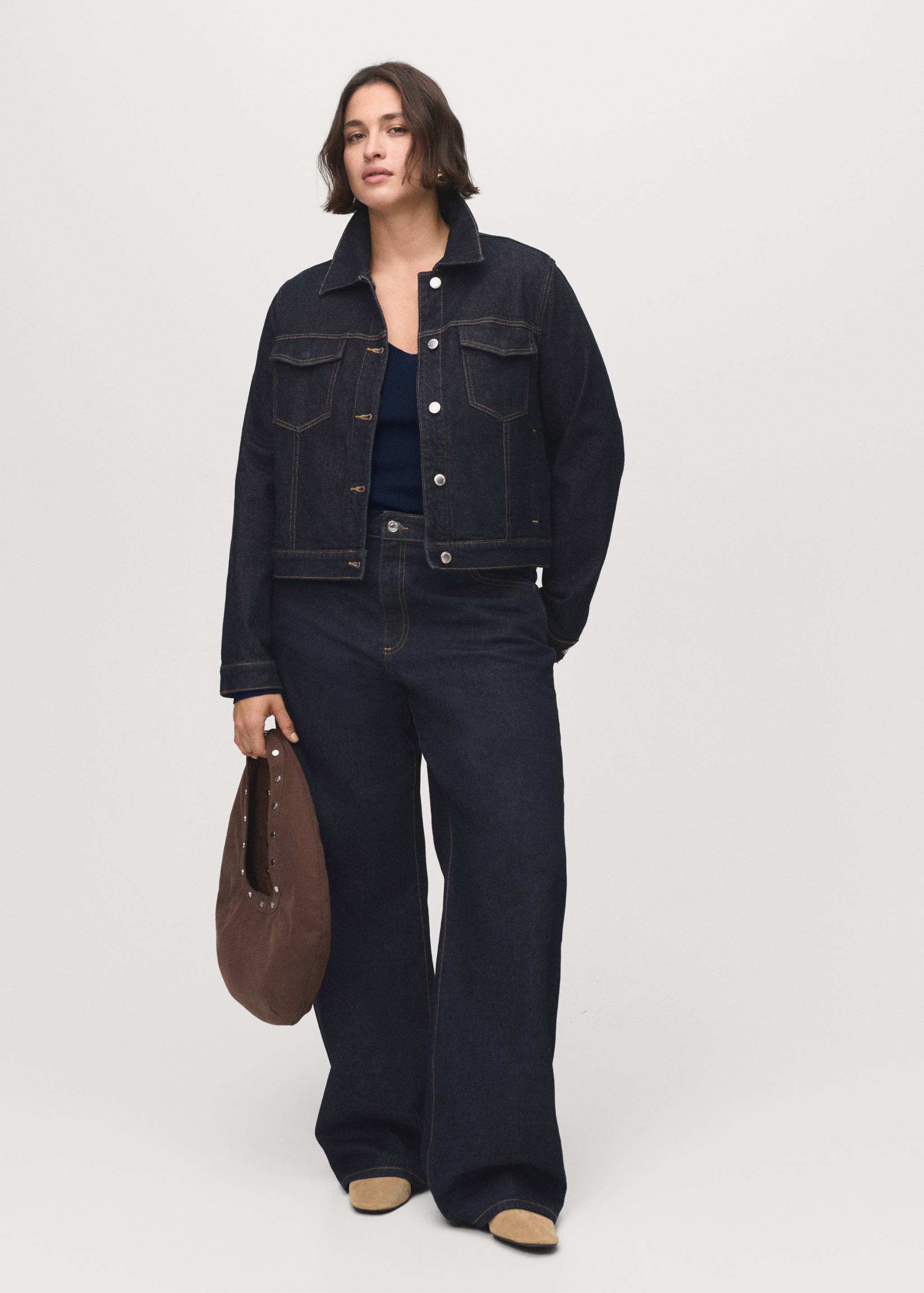 Pull-over côtelé col en V - Détail de l'article 3