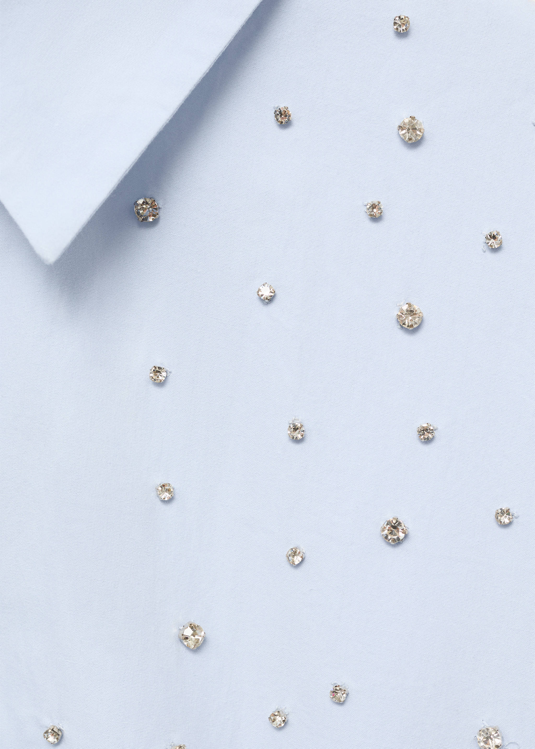 Baumwollhemd mit Strassverzierung - Detail des Artikels 0