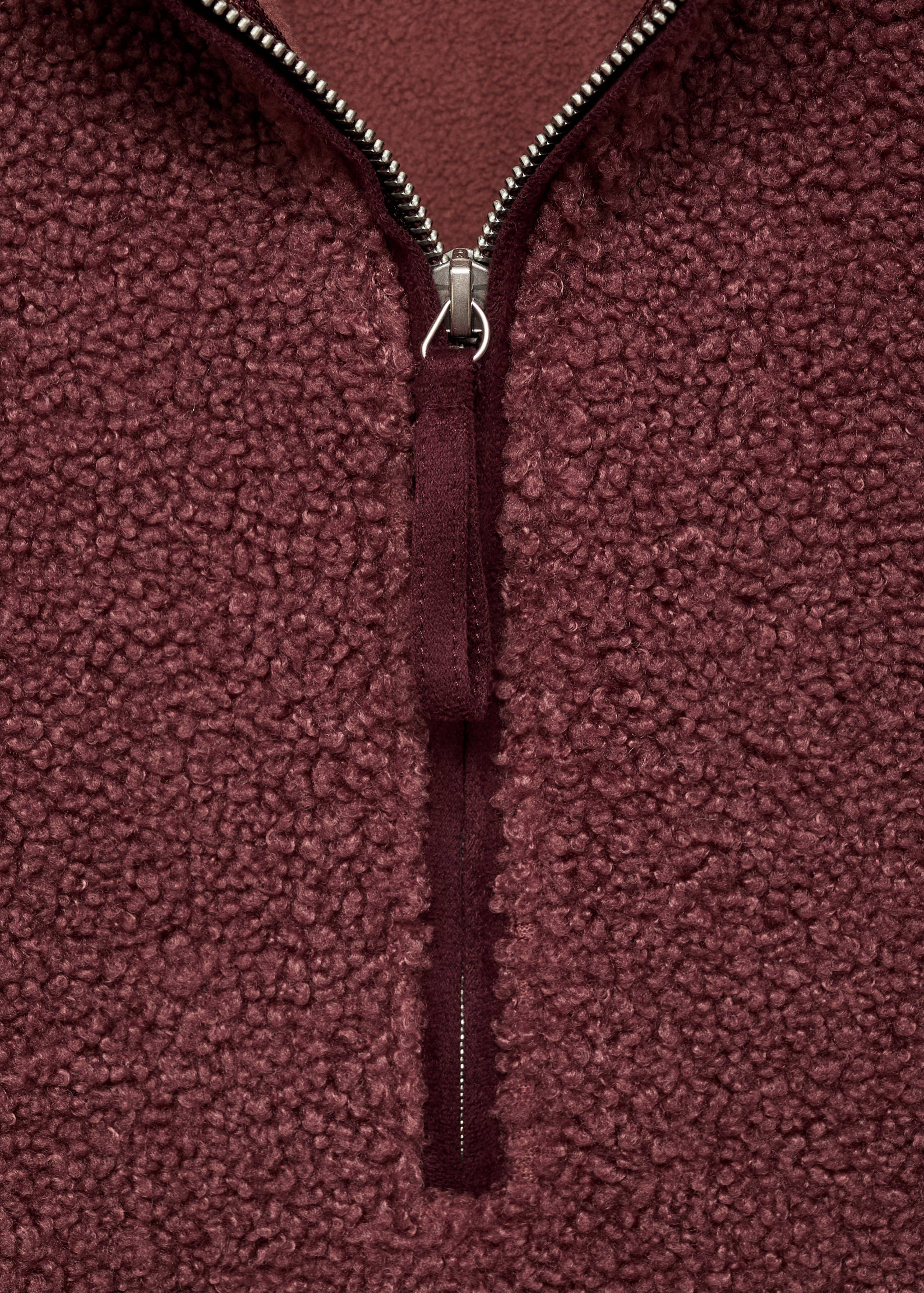 Fleece sweatshirt with zip - Details of the article 8