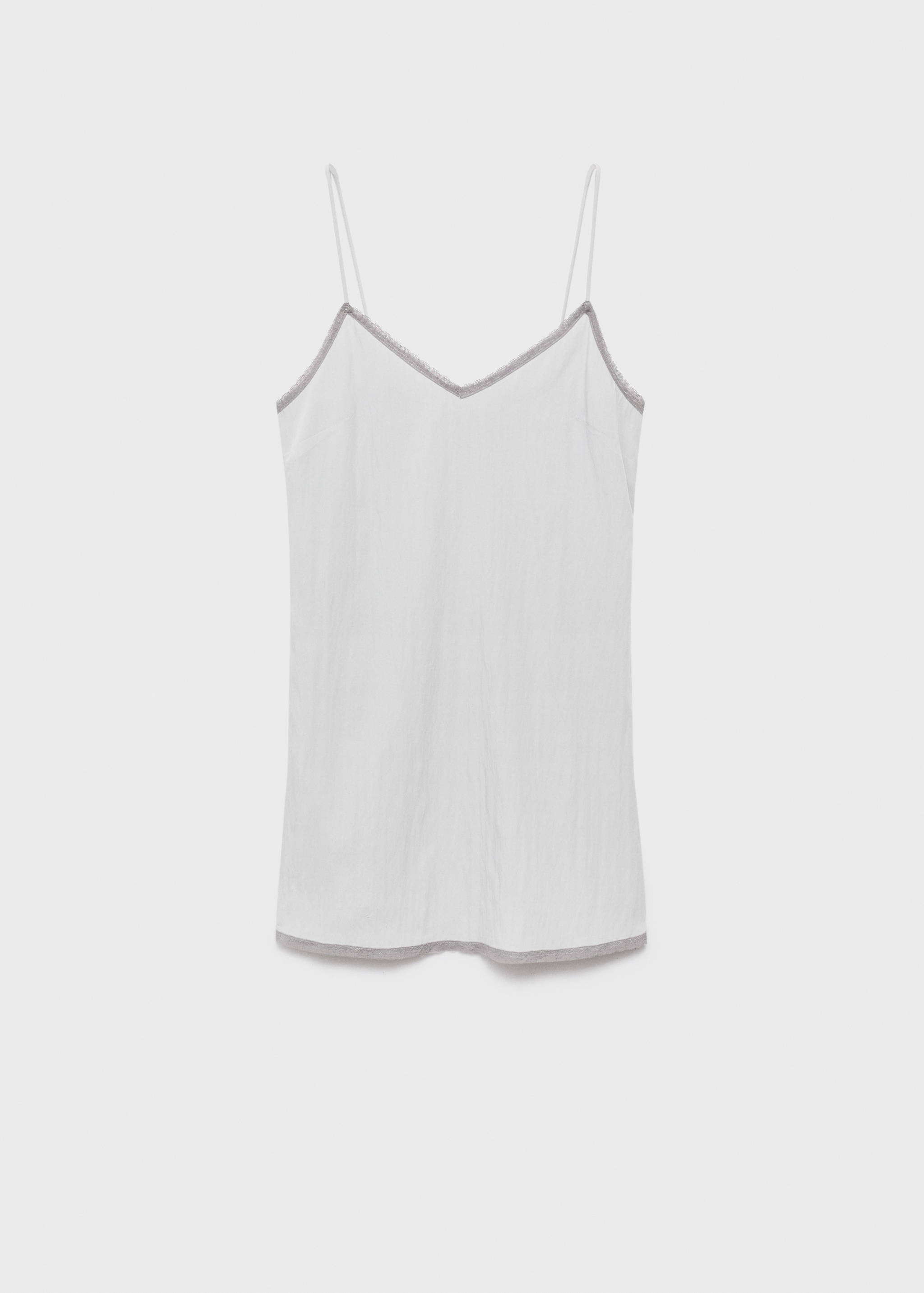 Lace nightgown with straps - Article without model