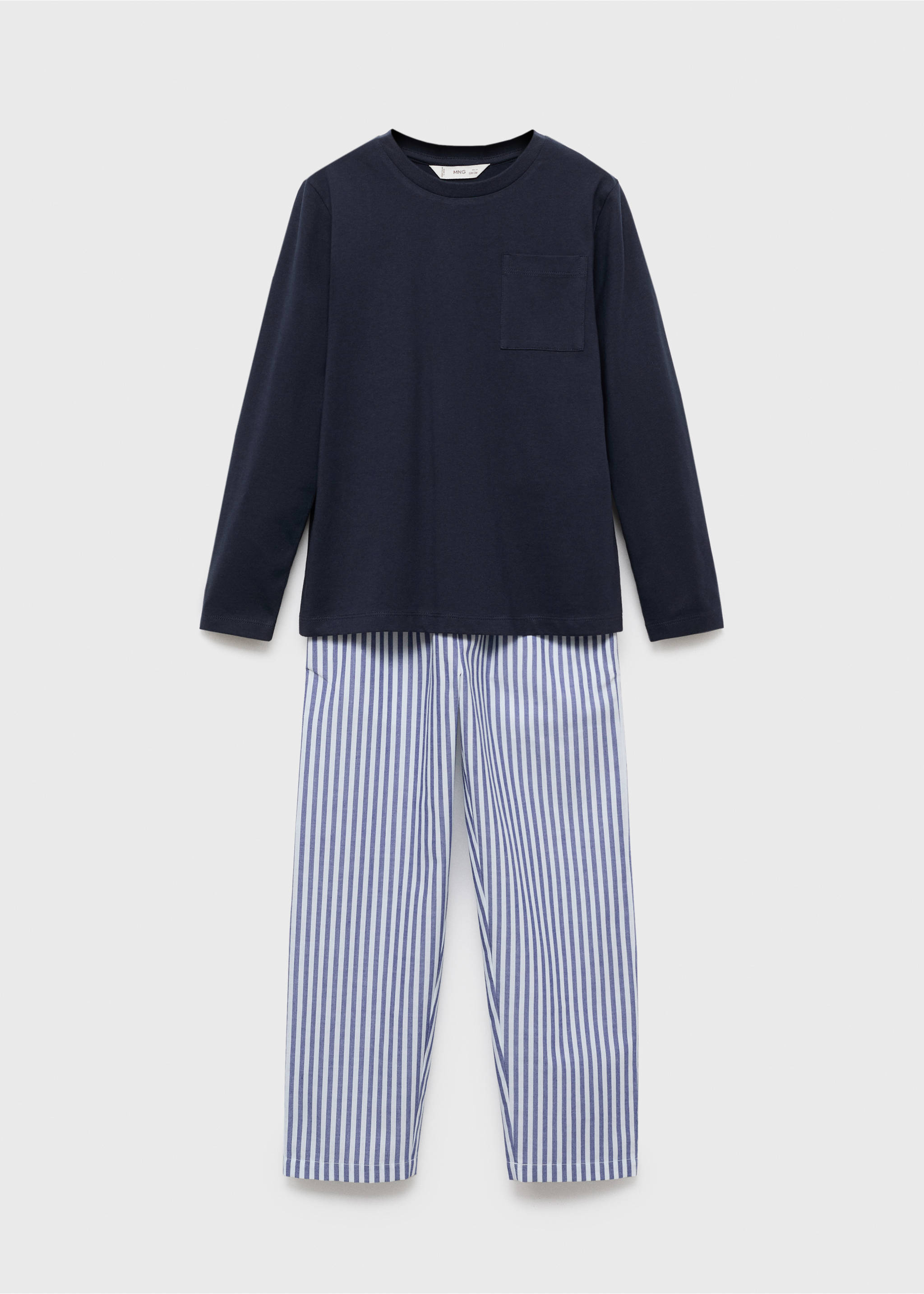 Pijama largo rayas - Artículo sin modelo, Azul marino. Ref: 17084106-00.