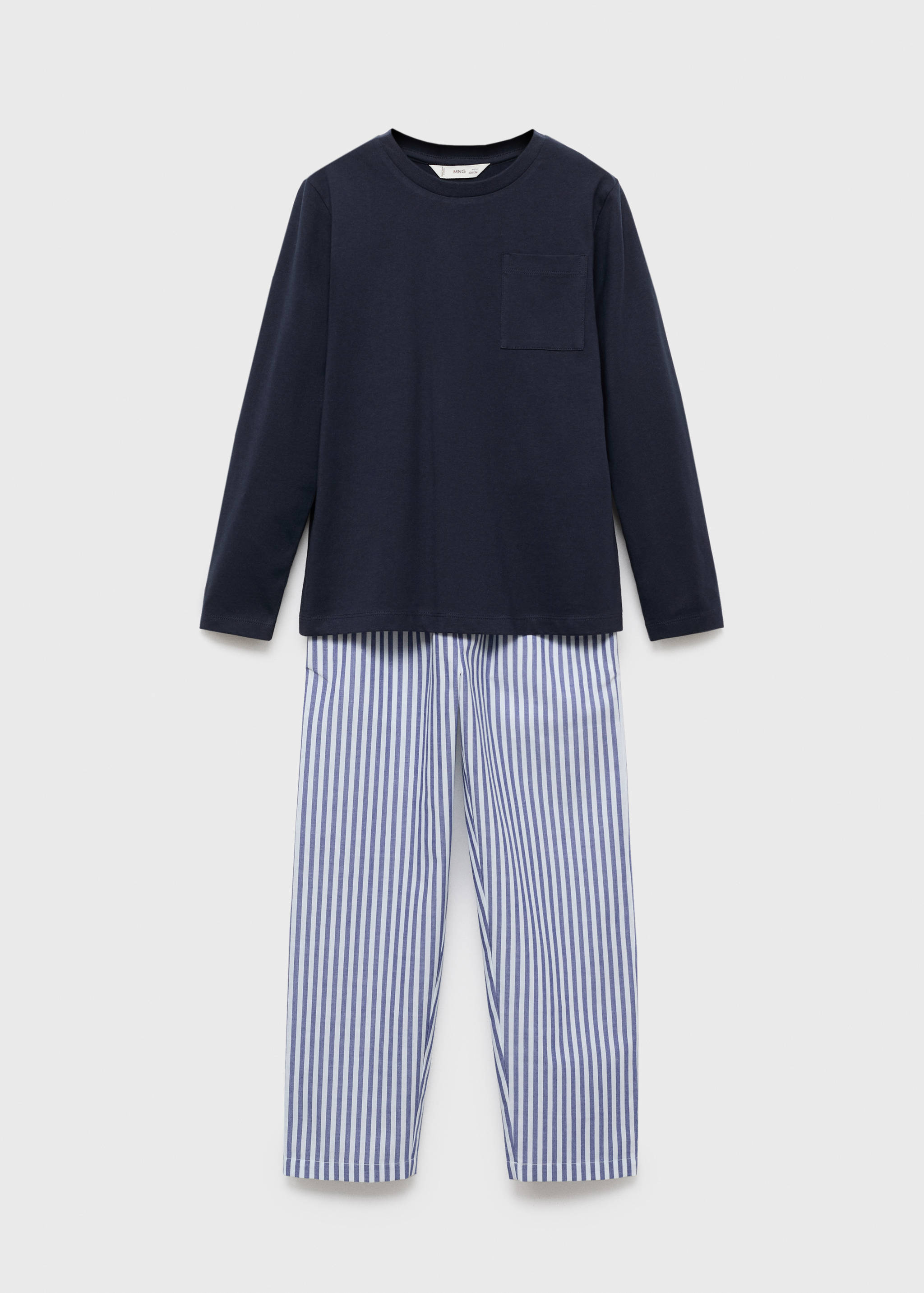 Striped long pyjamas - Article without model