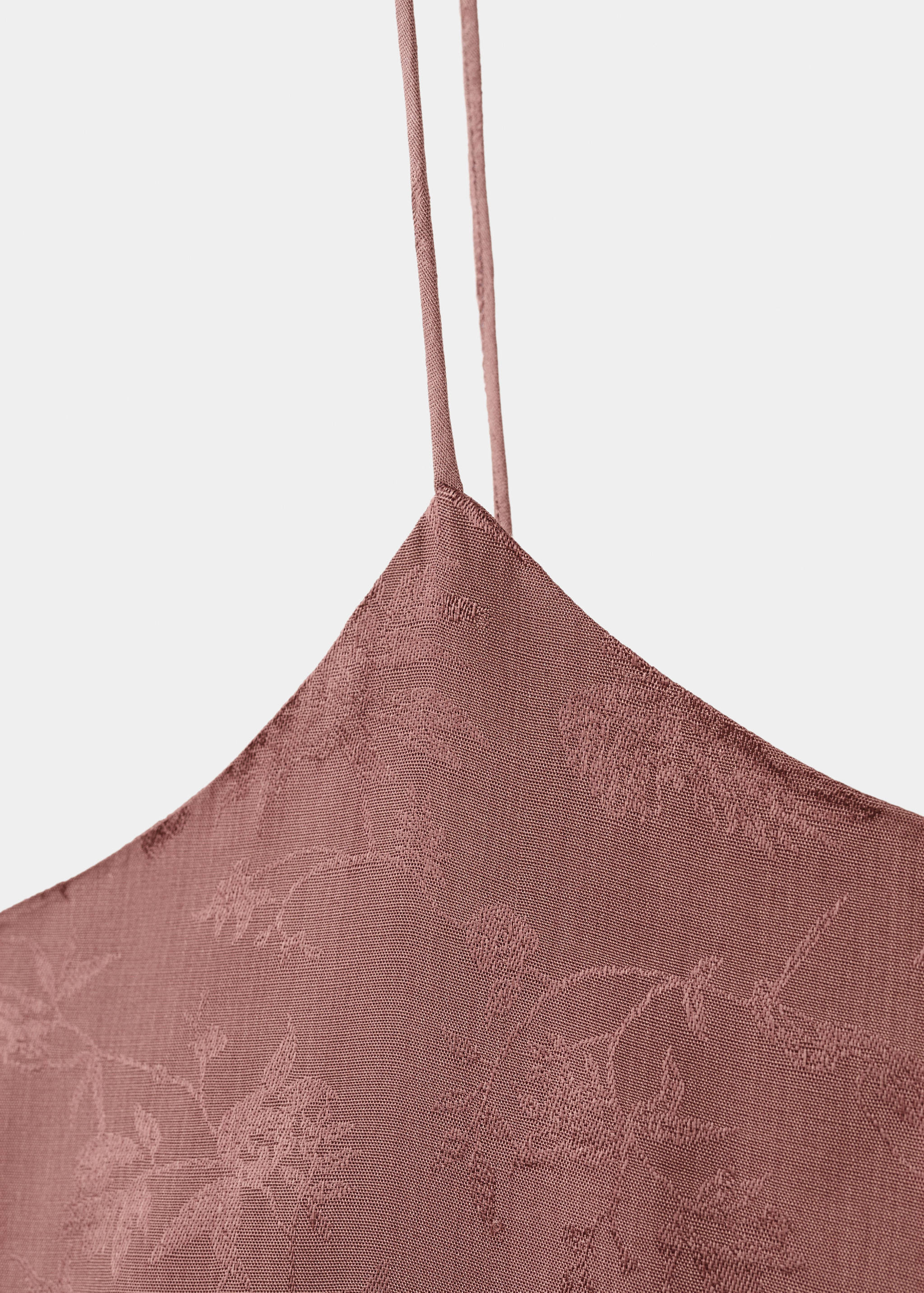 Jacquard satin nightdress - Details of the article 8