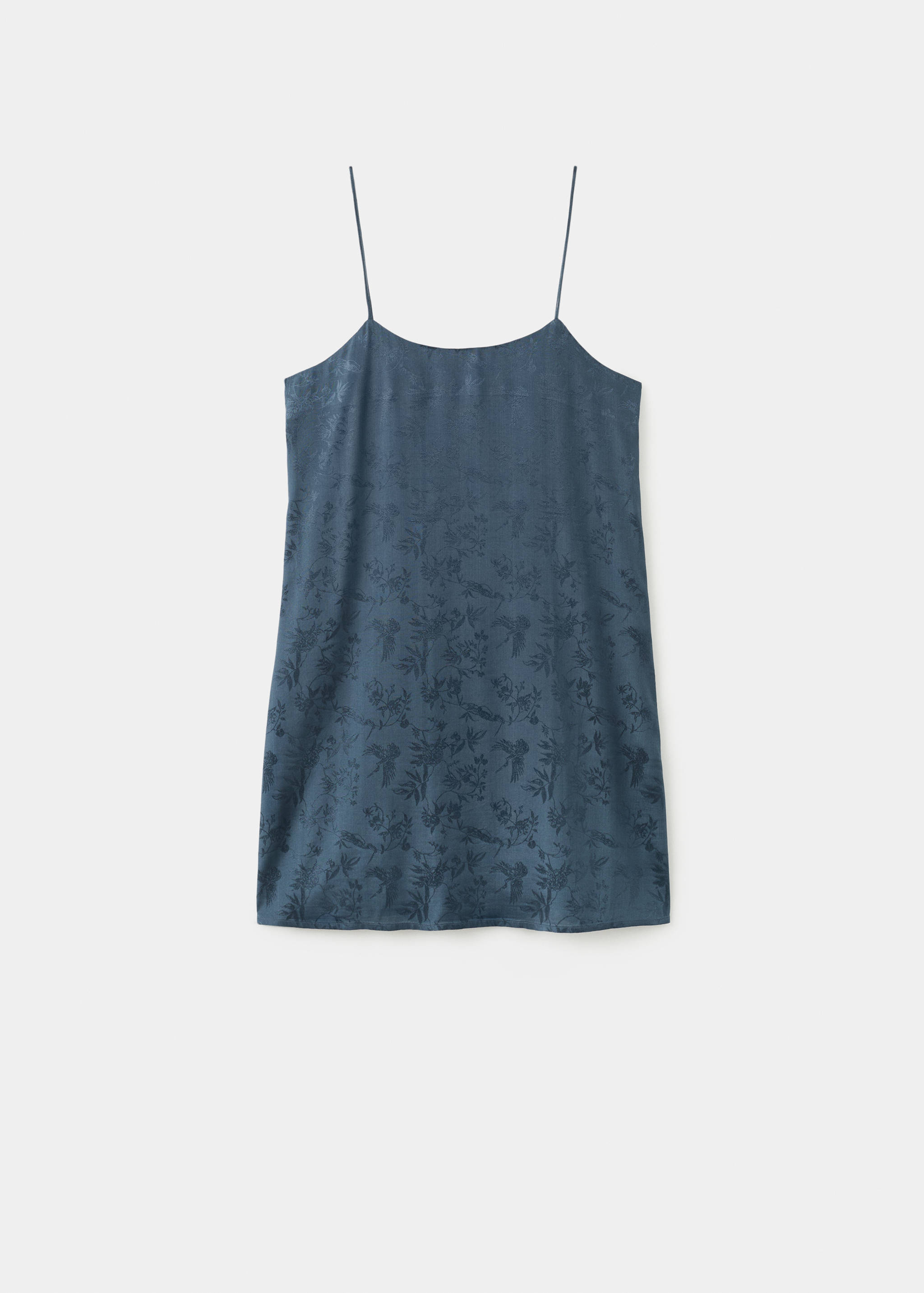 Jacquard satin nightdress - Article without model