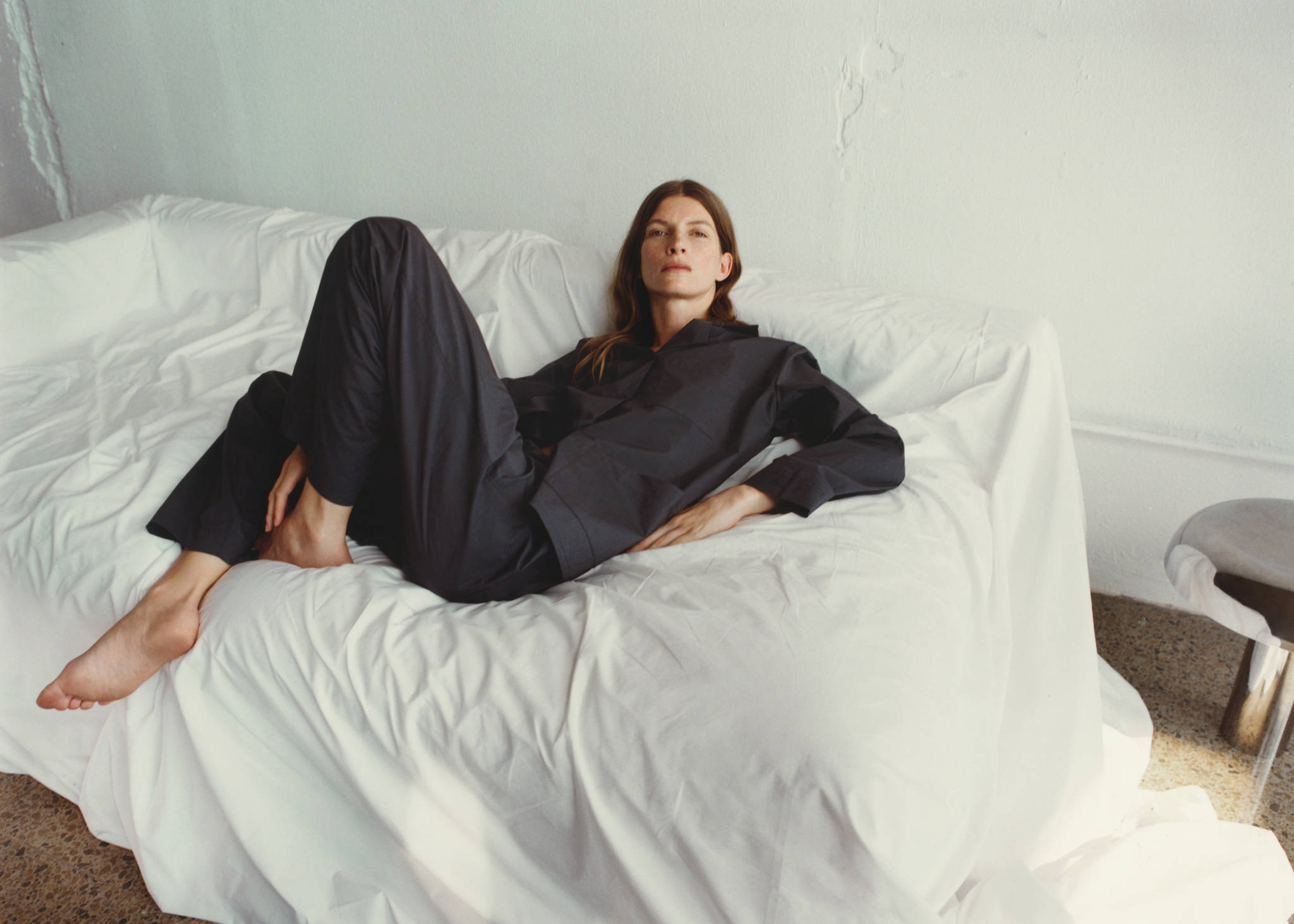 Poplin pyjama bottoms - Panoramic plane
