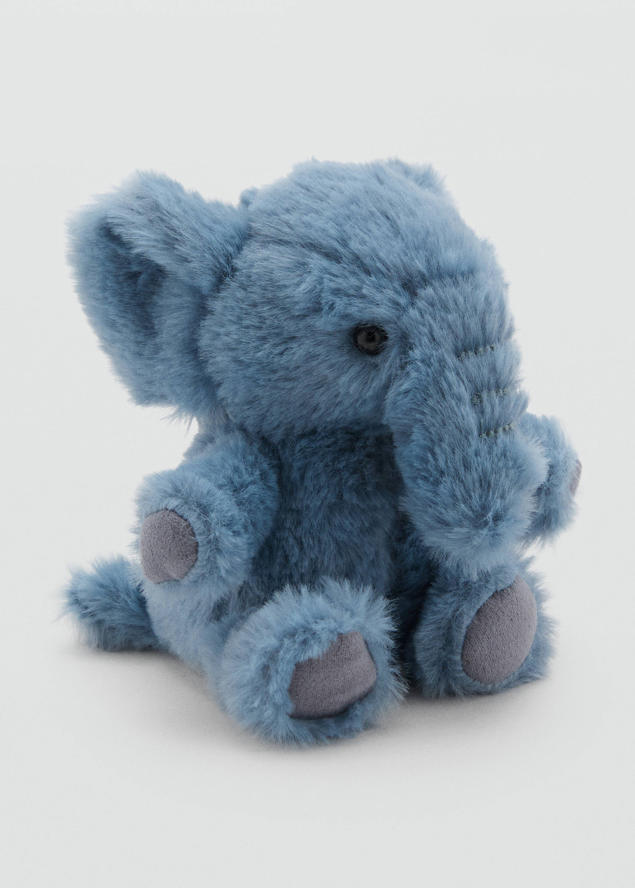 ميدالية مفاتيح بشكل فيل مع فرو - رؤية وسط