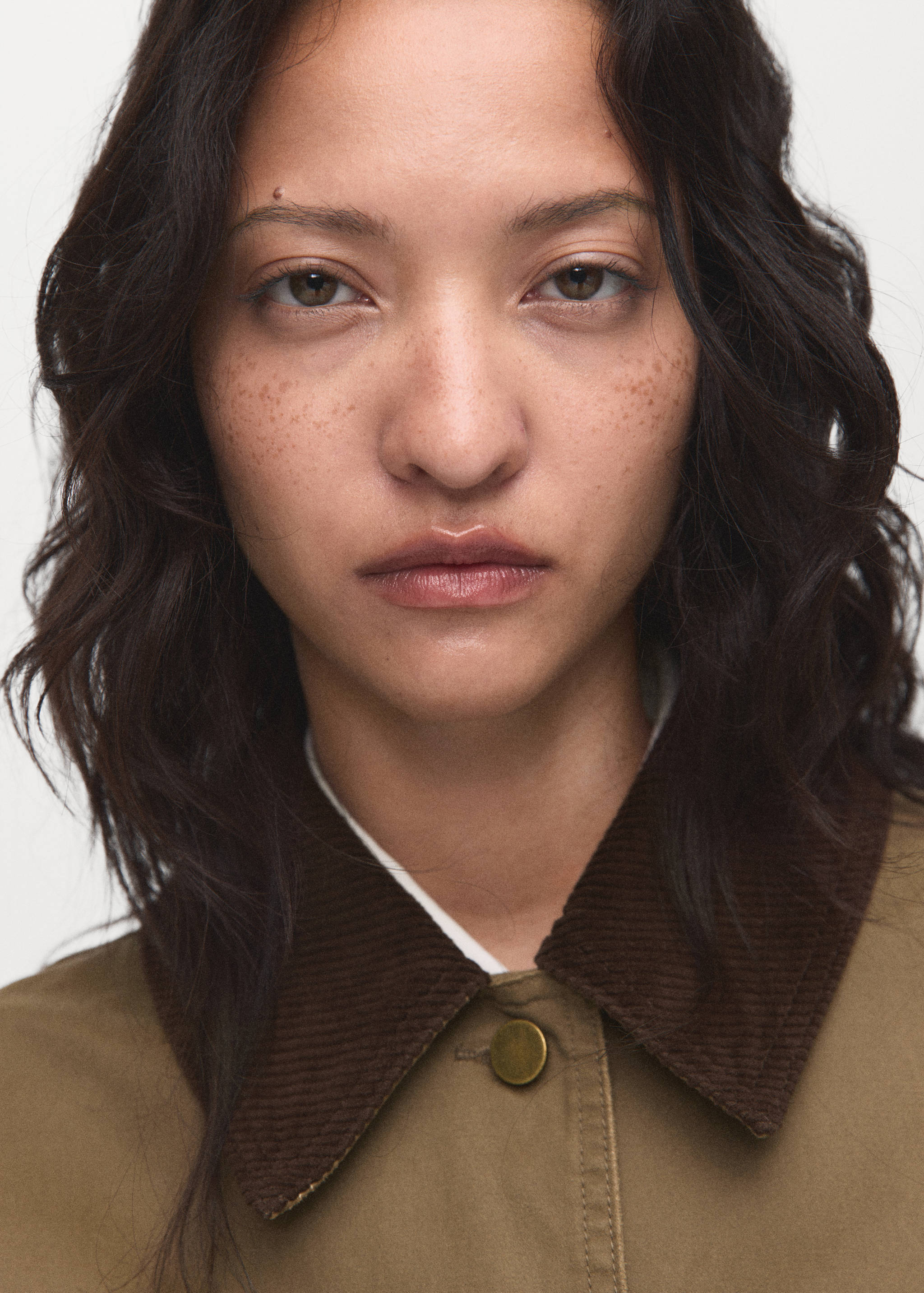 Jeansparka mit Cordkragen - Detail des Artikels 1