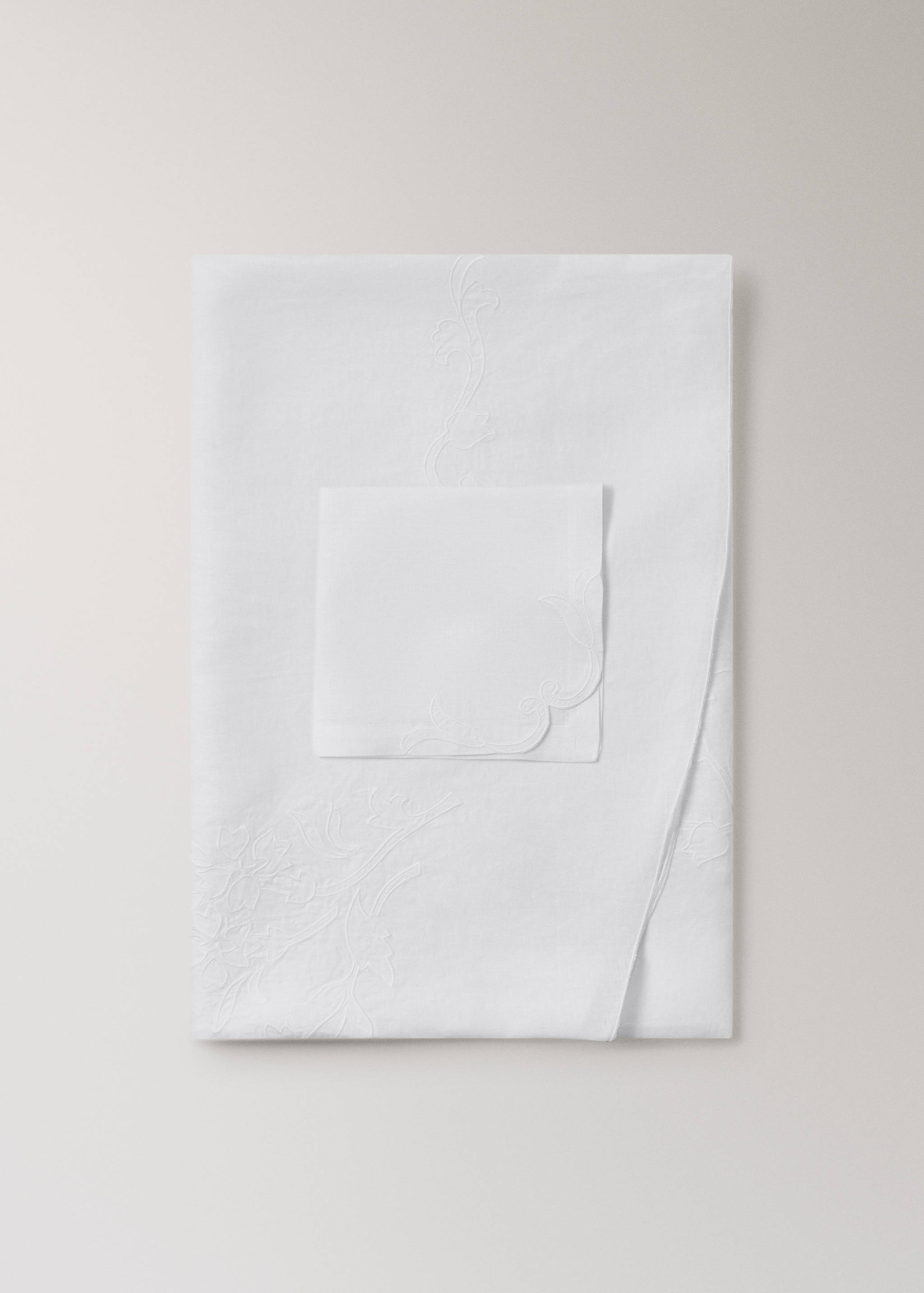 Serviettes de table lin broderie à la main - Détail de l'article 3