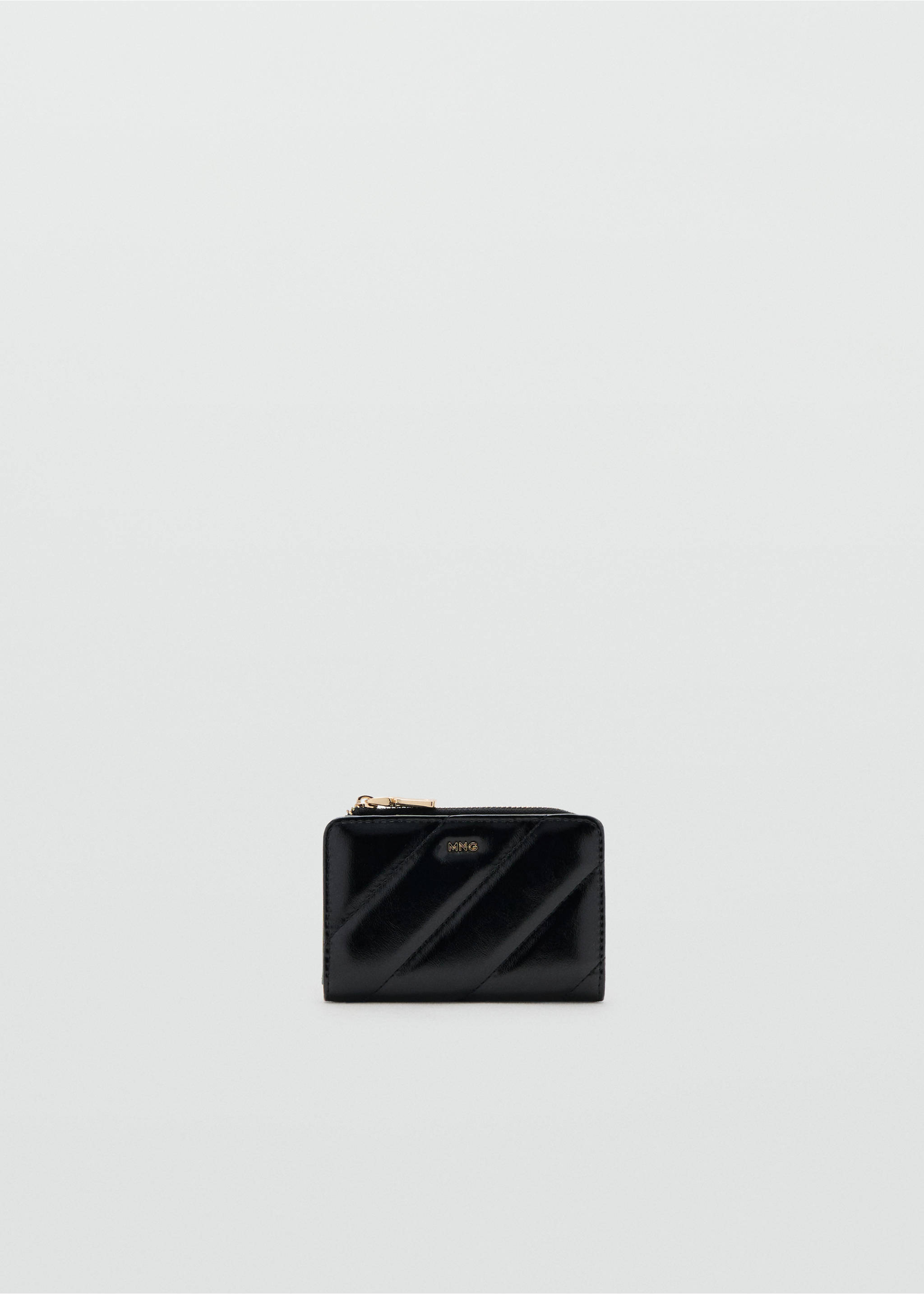 小号绗缝钱包 - null, 黑色. Ref: 17084124-00.