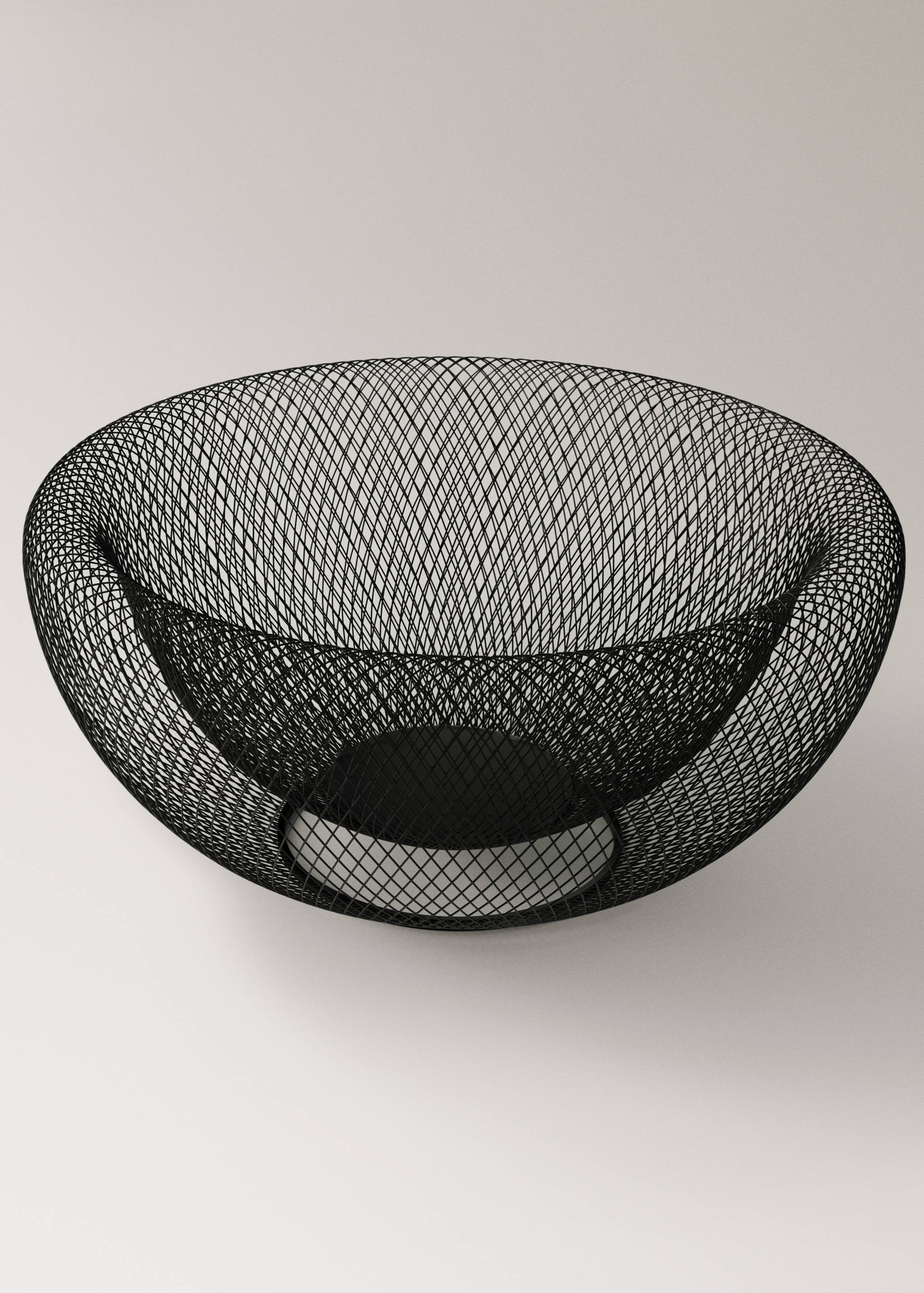 Medium iron serving dish with rack - Details of the article 1