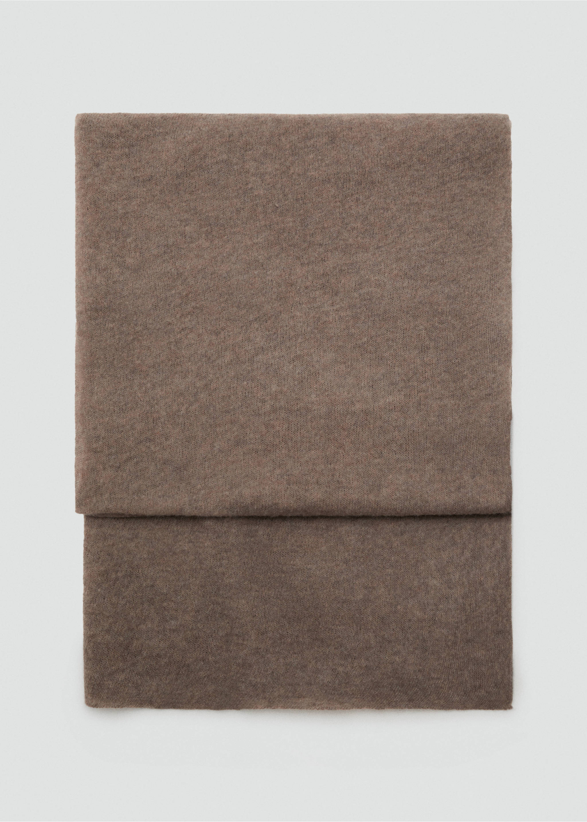 100% cashmere scarf - Article without model, Medium Brown. Ref: 17084131-00.