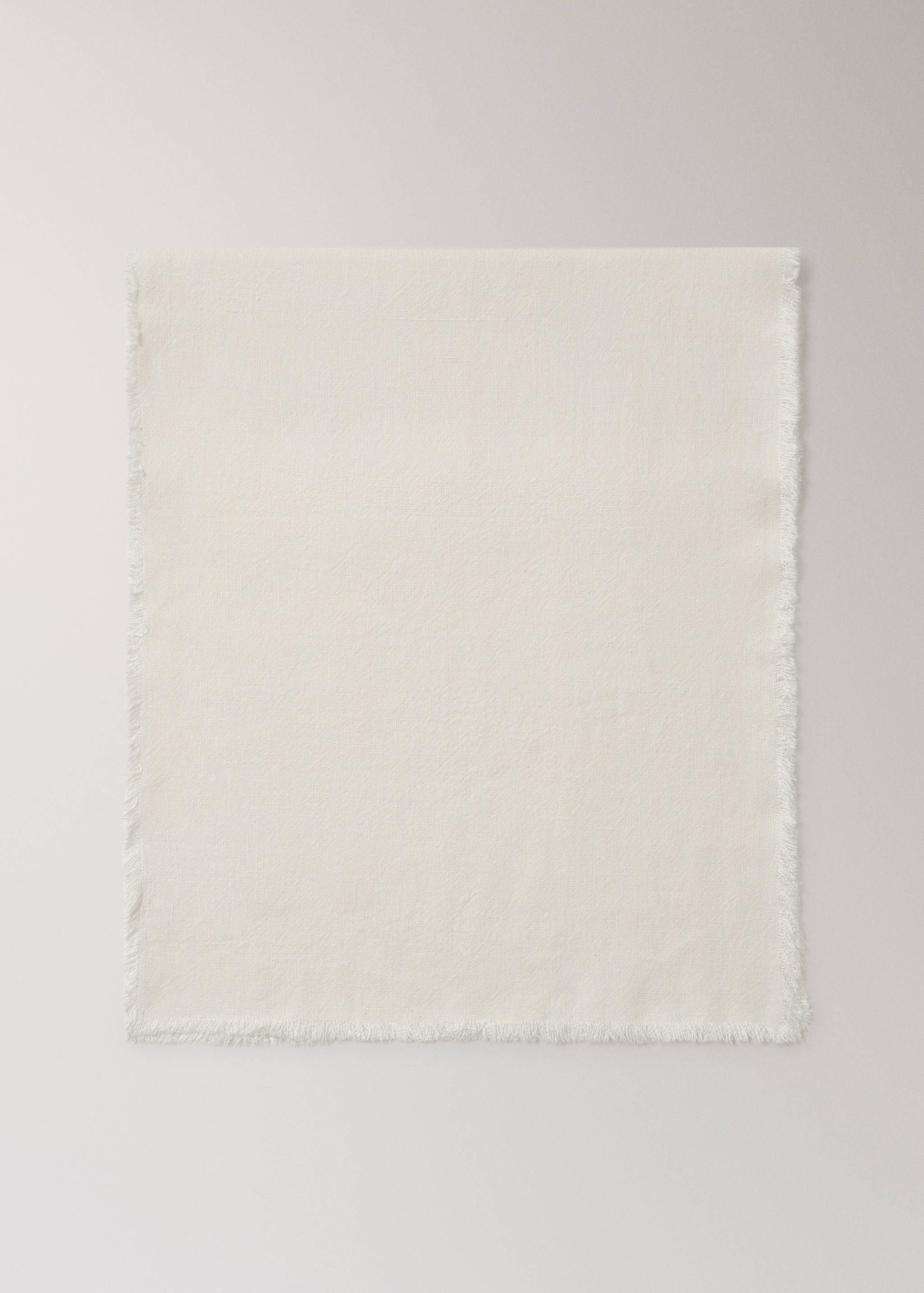 Linen table runner with tassels - Article without model