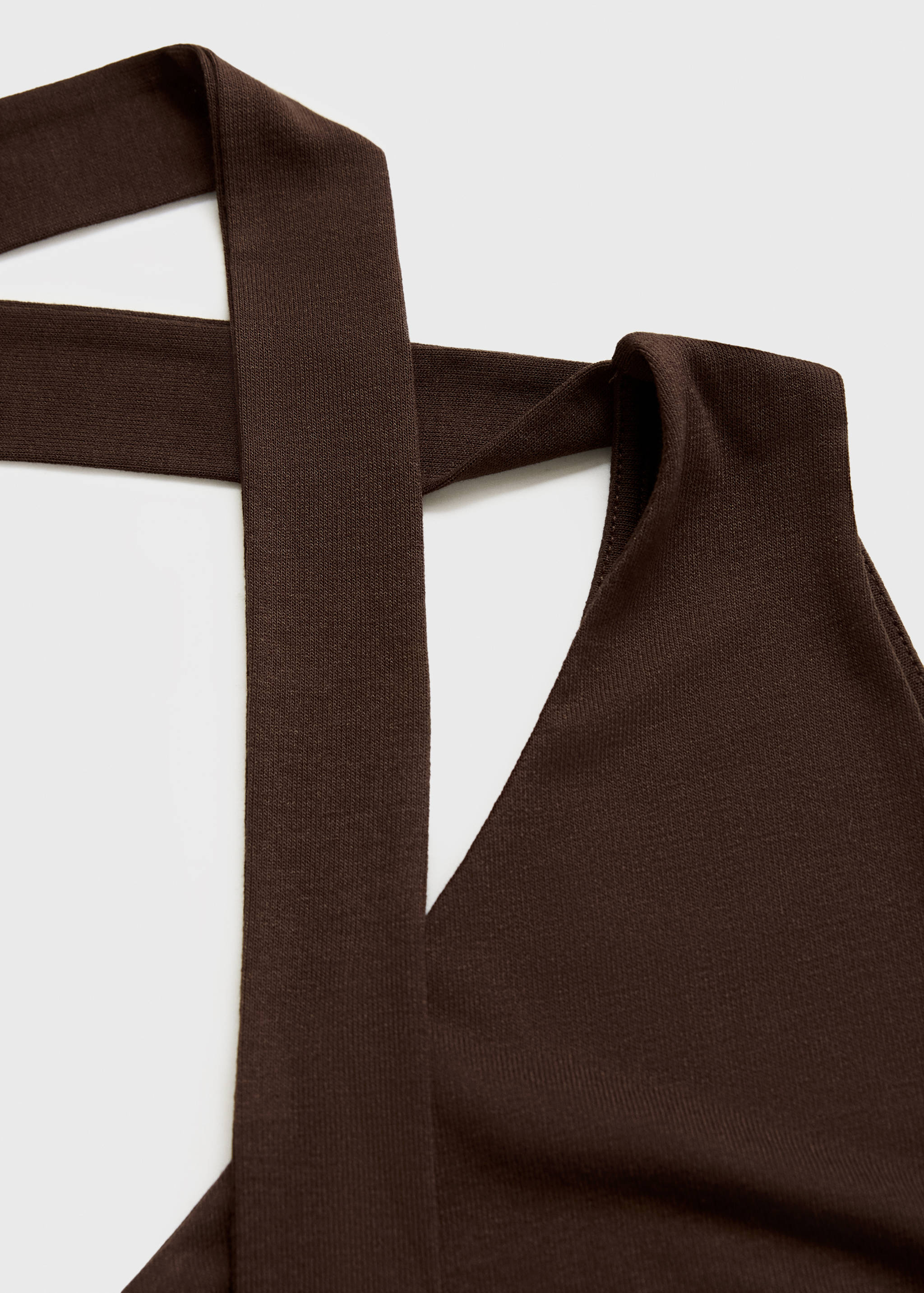 Asymmetrical foulard top - Details of the article 0