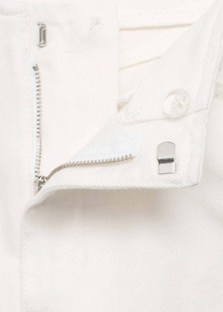 Wide leg mid-rise jeans — Off White