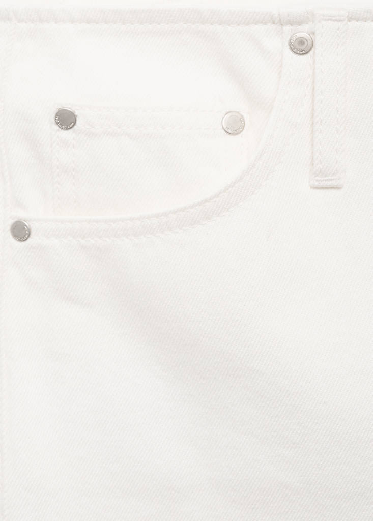 Wide leg mid-rise jeans — Off White