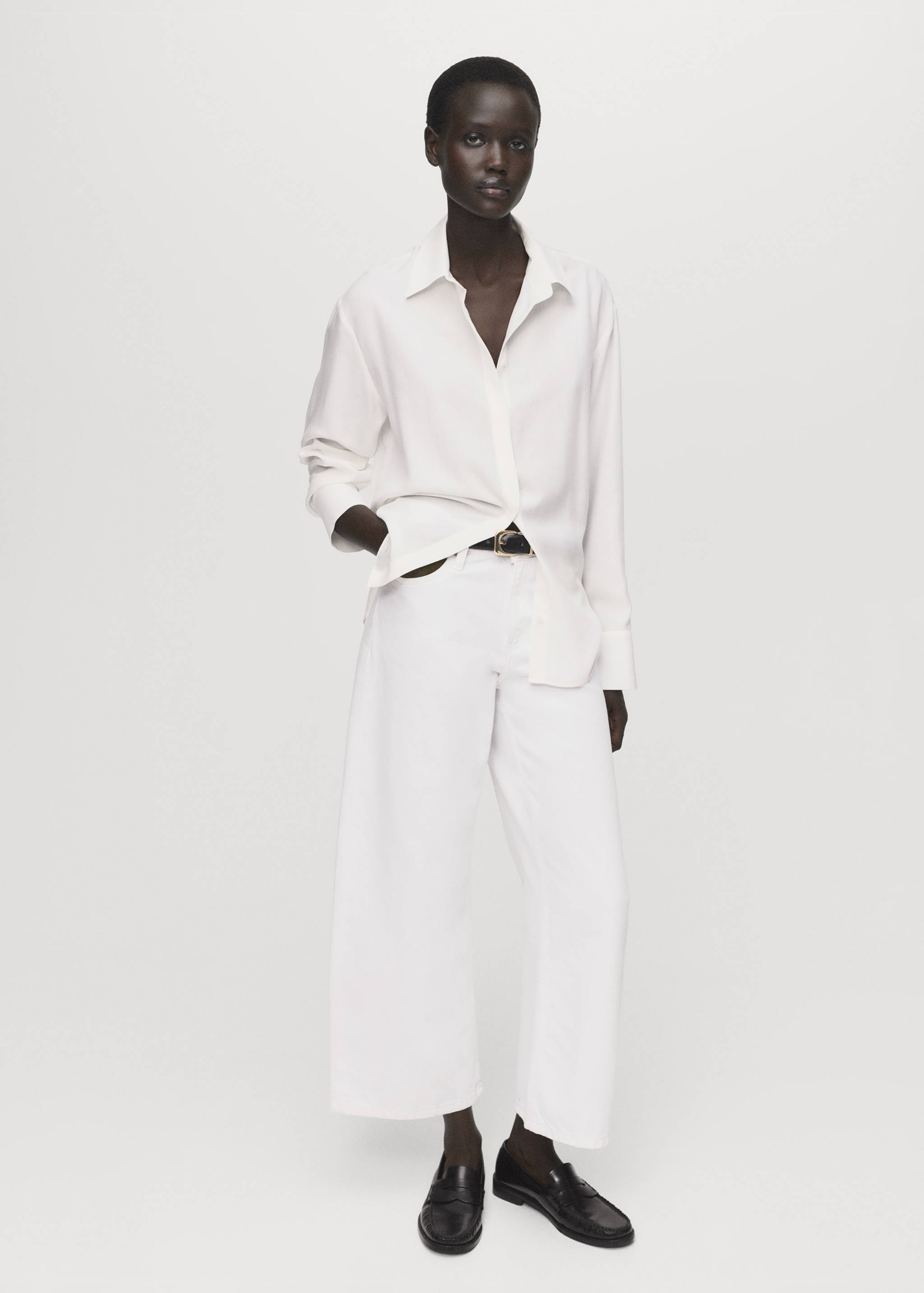 Lyocell ing rejtett gombokkal - Általános sík