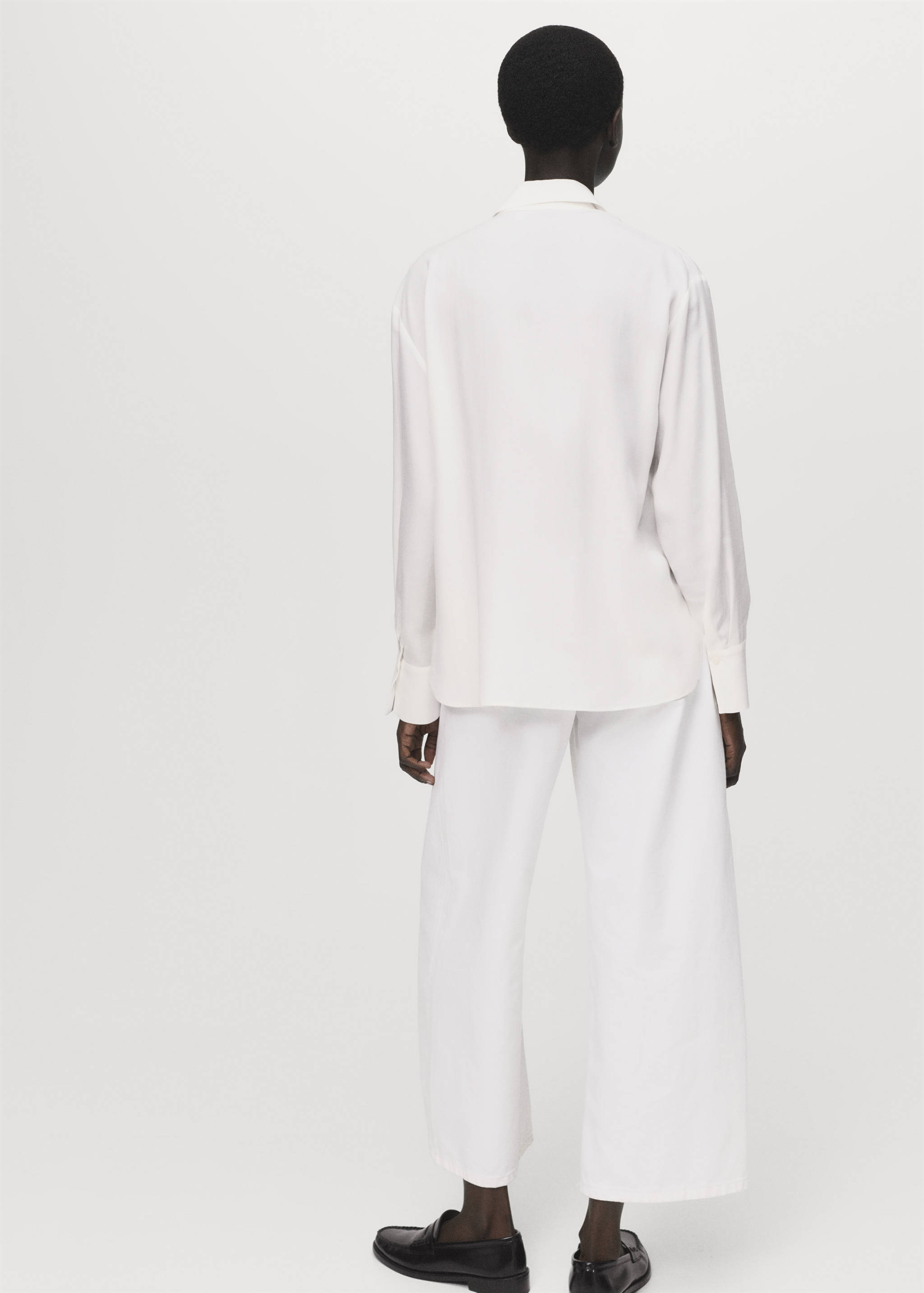 Lyocell ing rejtett gombokkal - A cikk hátulja