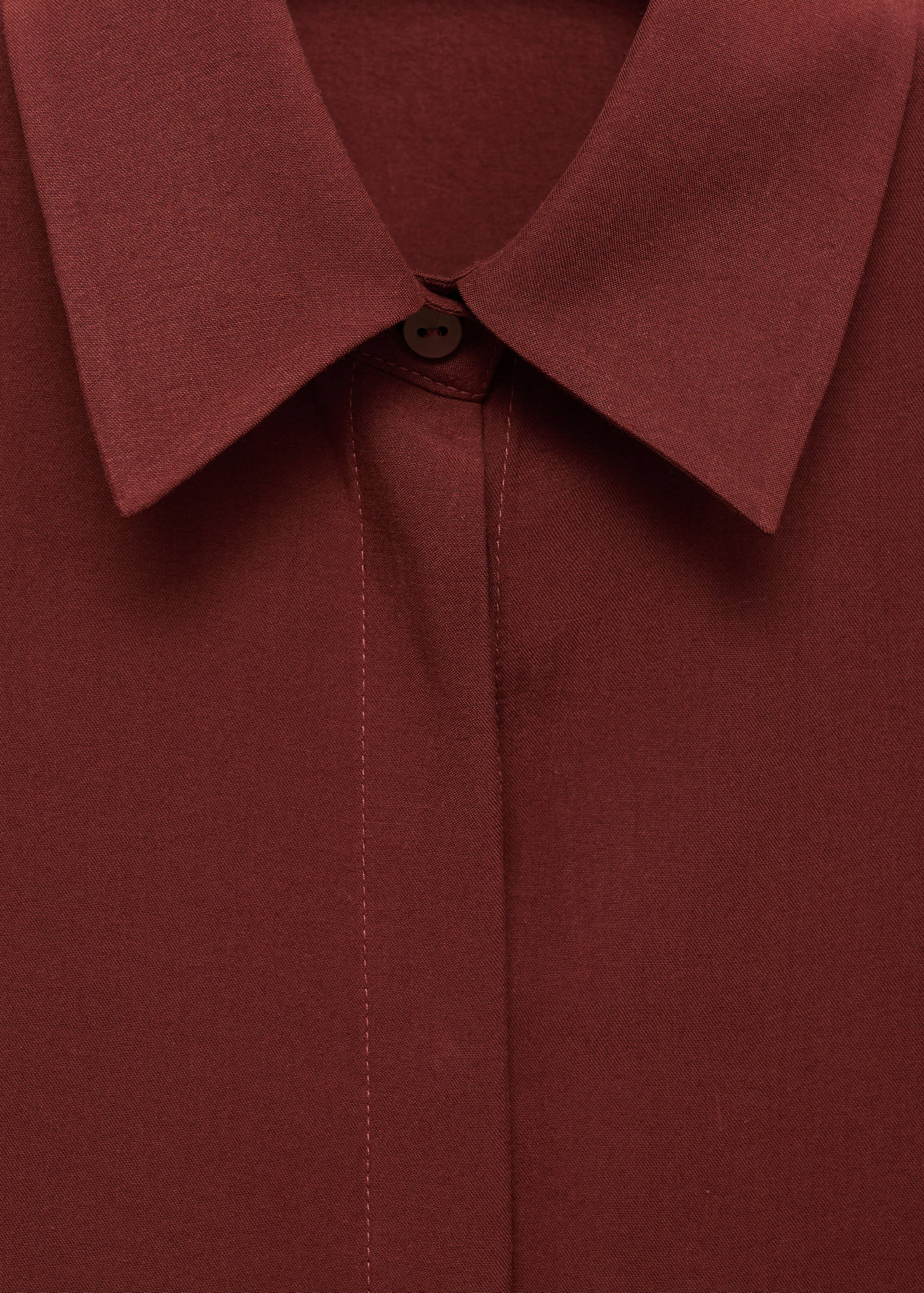 Lyocell shirt with hidden buttons - Details of the article 8