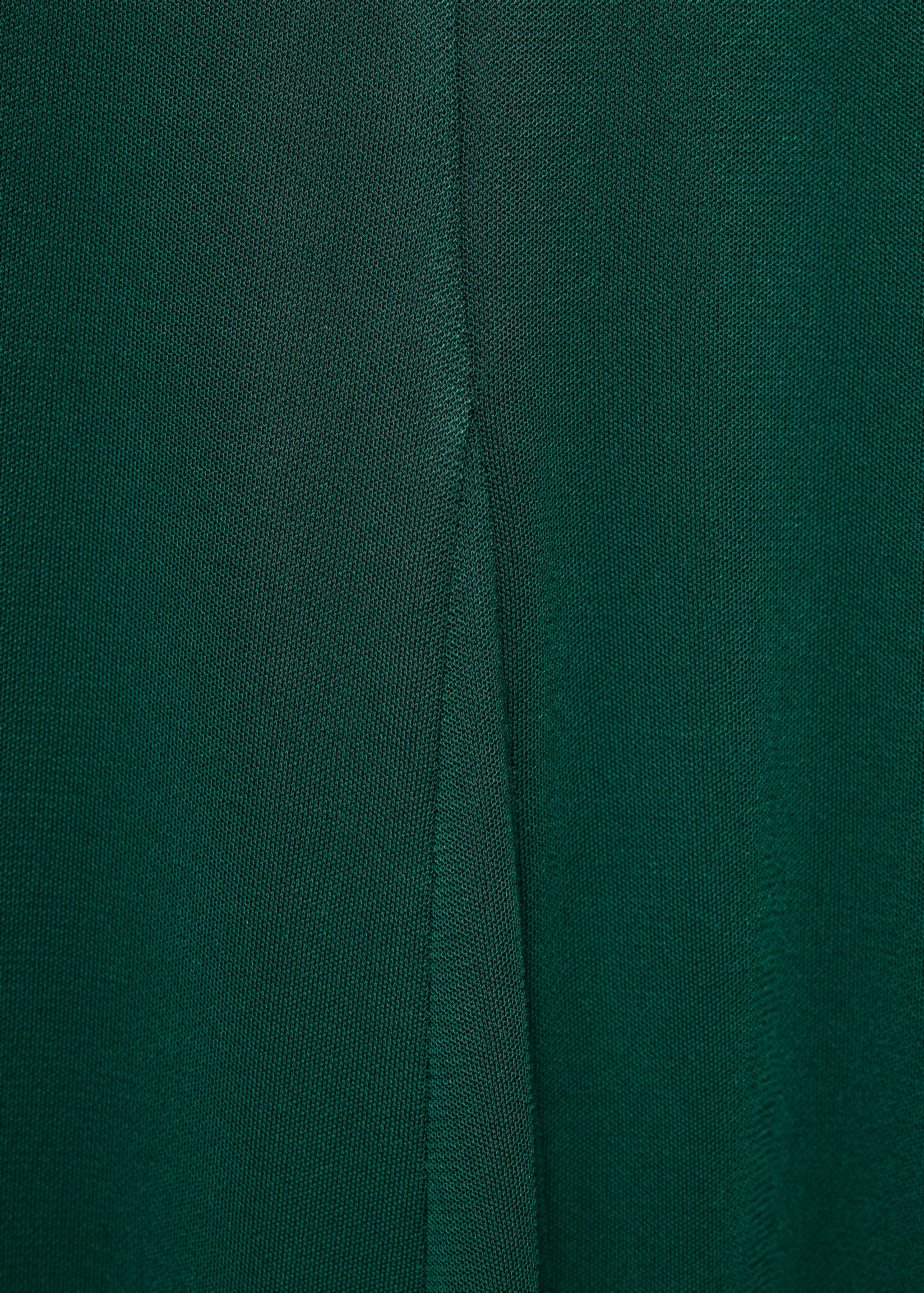 Godet dress with a perkins collar - Details of the article 8